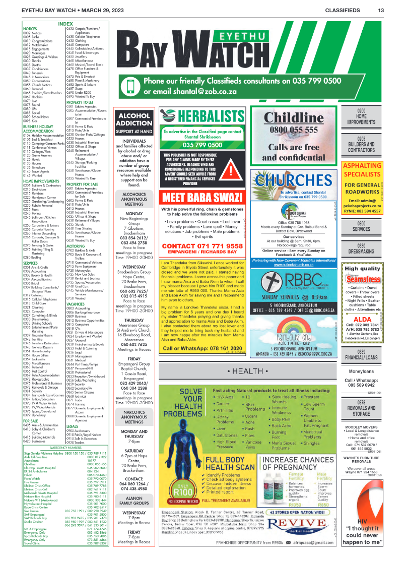 Eyethu Bay Watch page 13