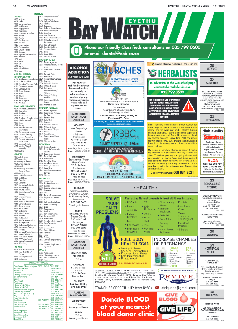 Eyethu Bay Watch page 14