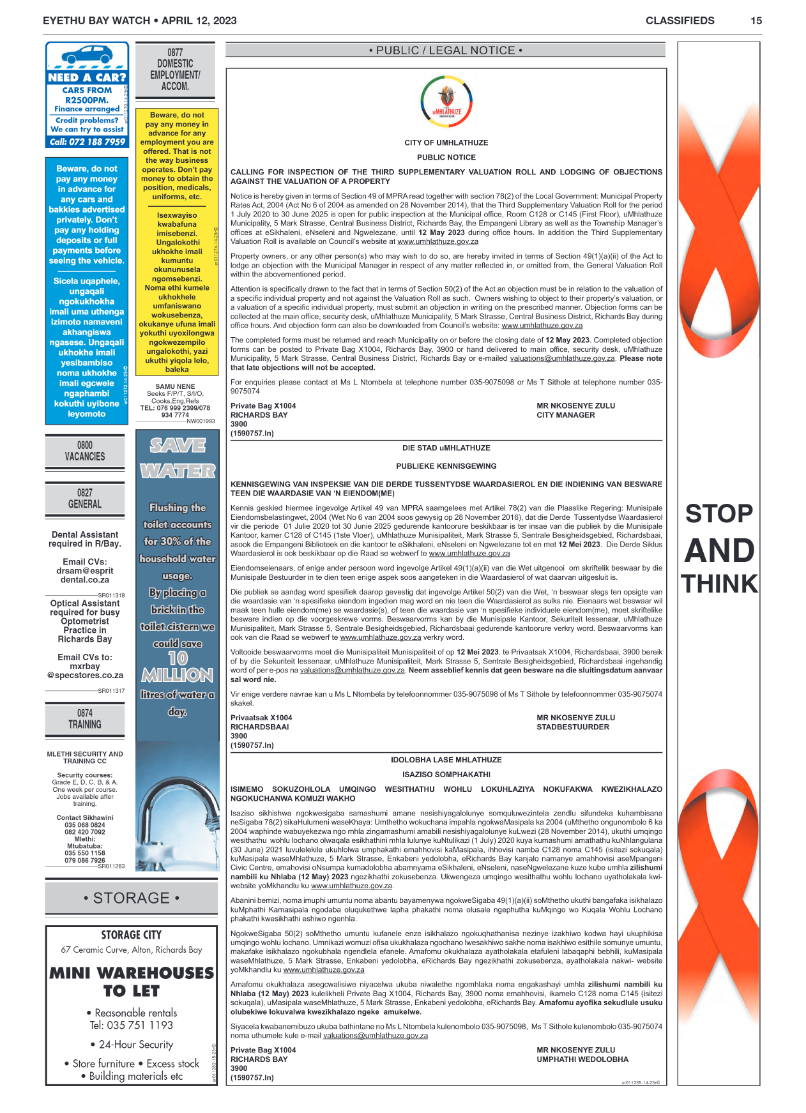 Eyethu Bay Watch page 15