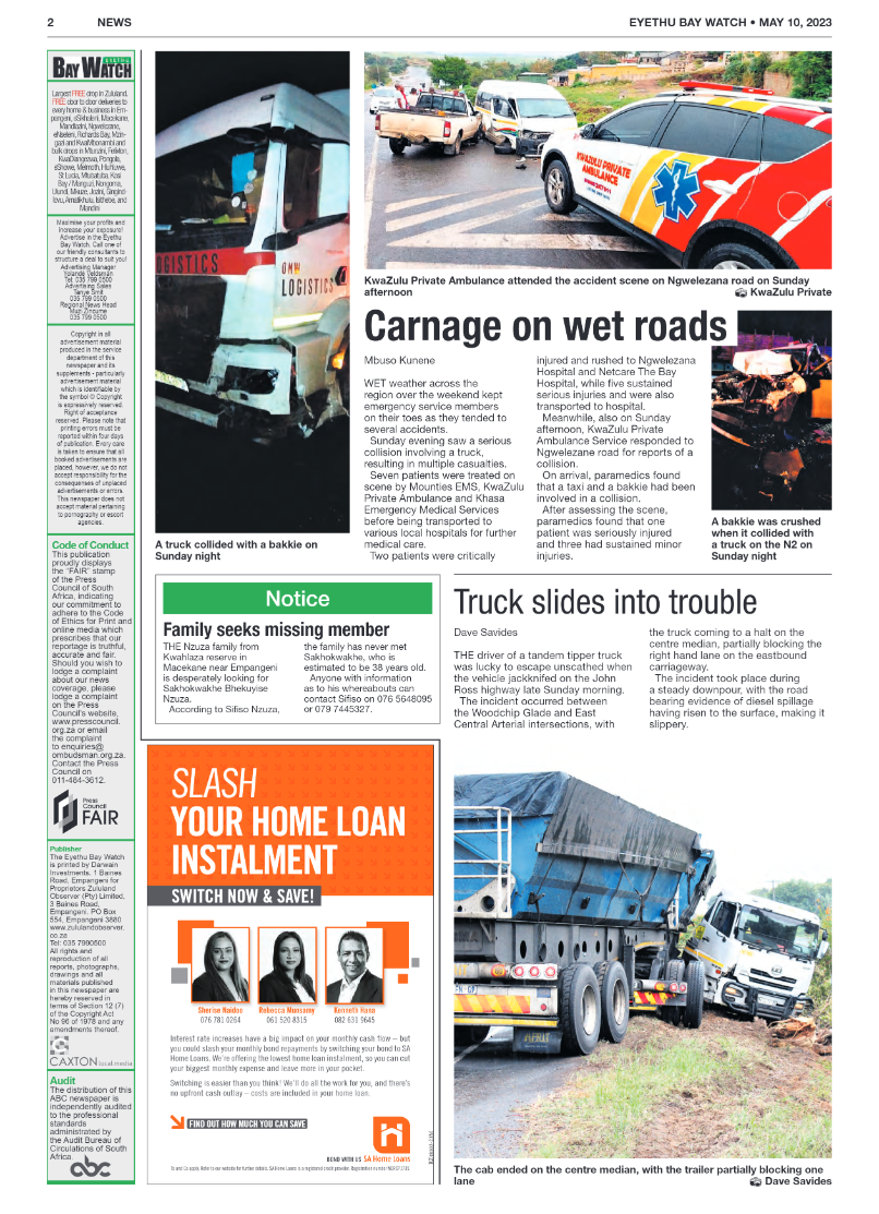 Eyethu Bay Watch page 2