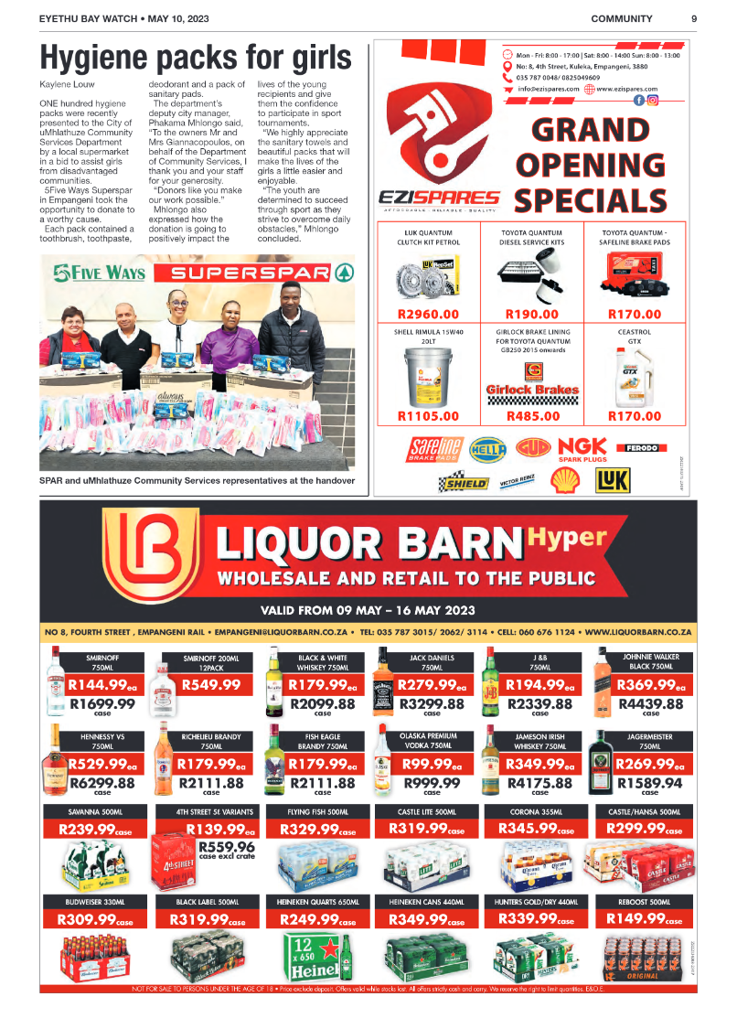 Eyethu Bay Watch page 9