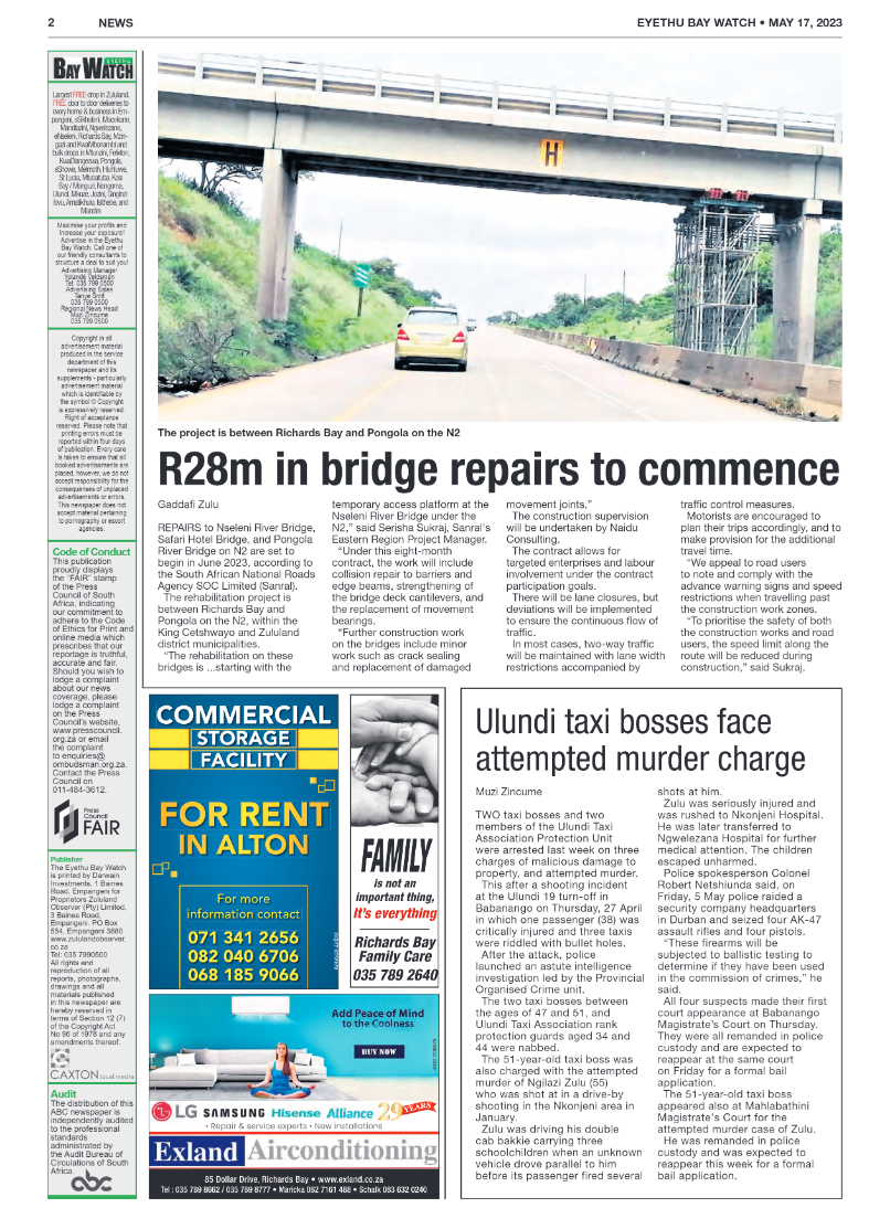 Eyethu Bay Watch page 2