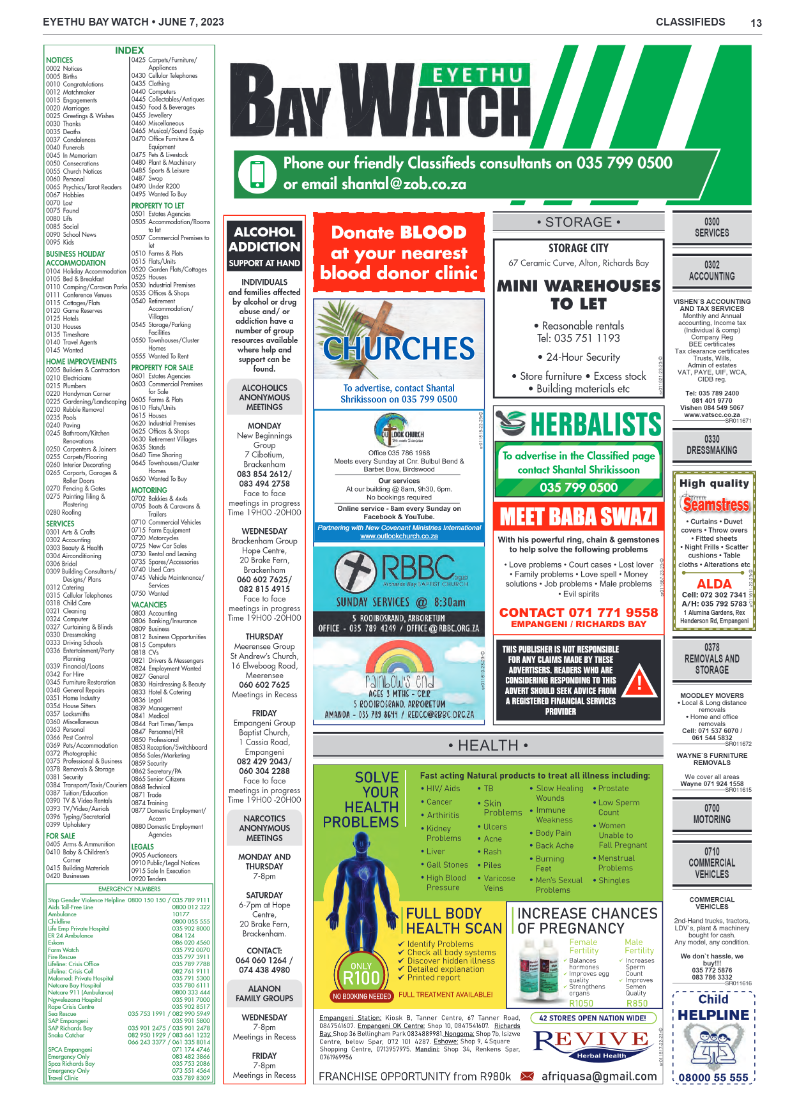 Eyethu Bay Watch page 13