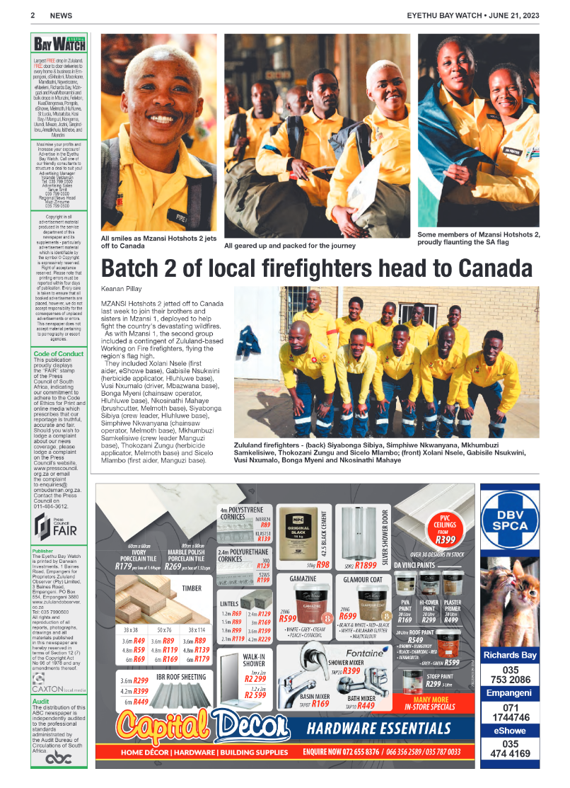 Eyethu Bay Watch page 2