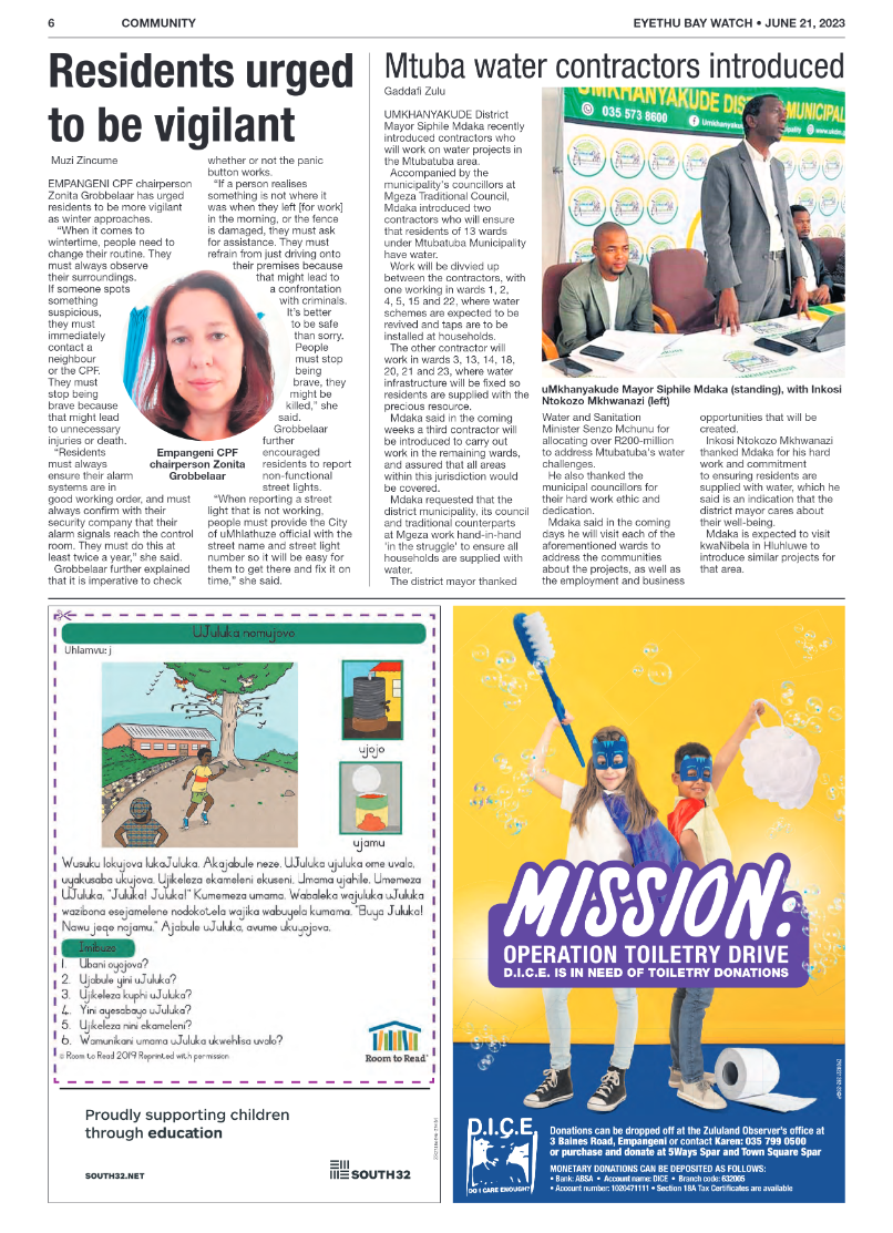 Eyethu Bay Watch page 6