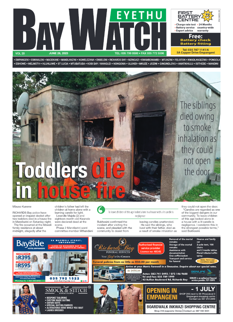 Eyethu Bay Watch page 1