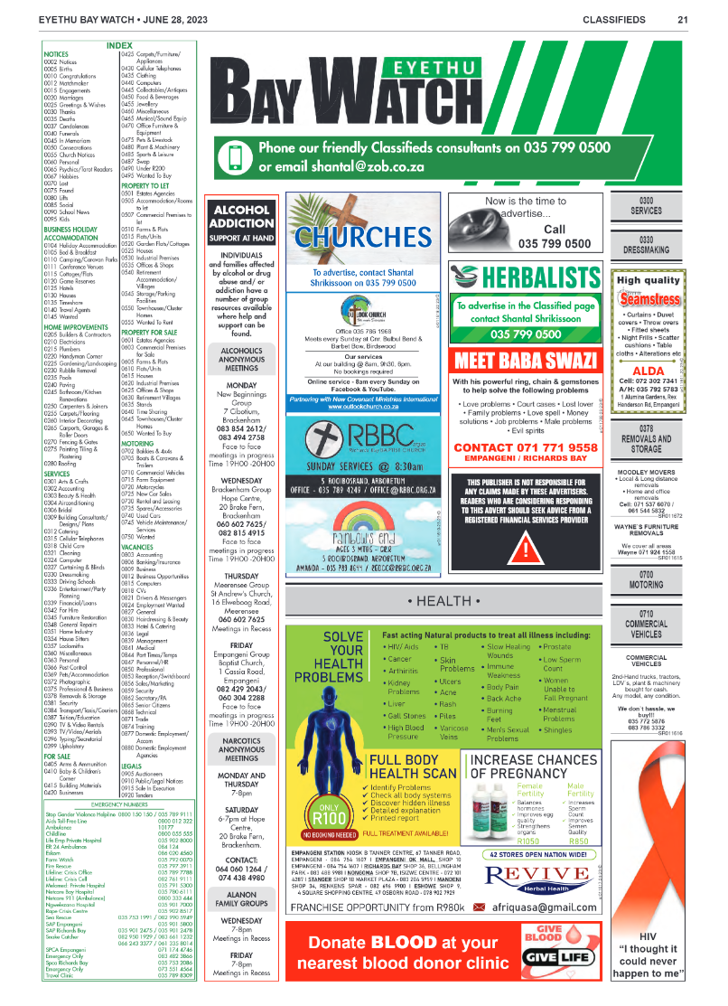 Eyethu Bay Watch page 21