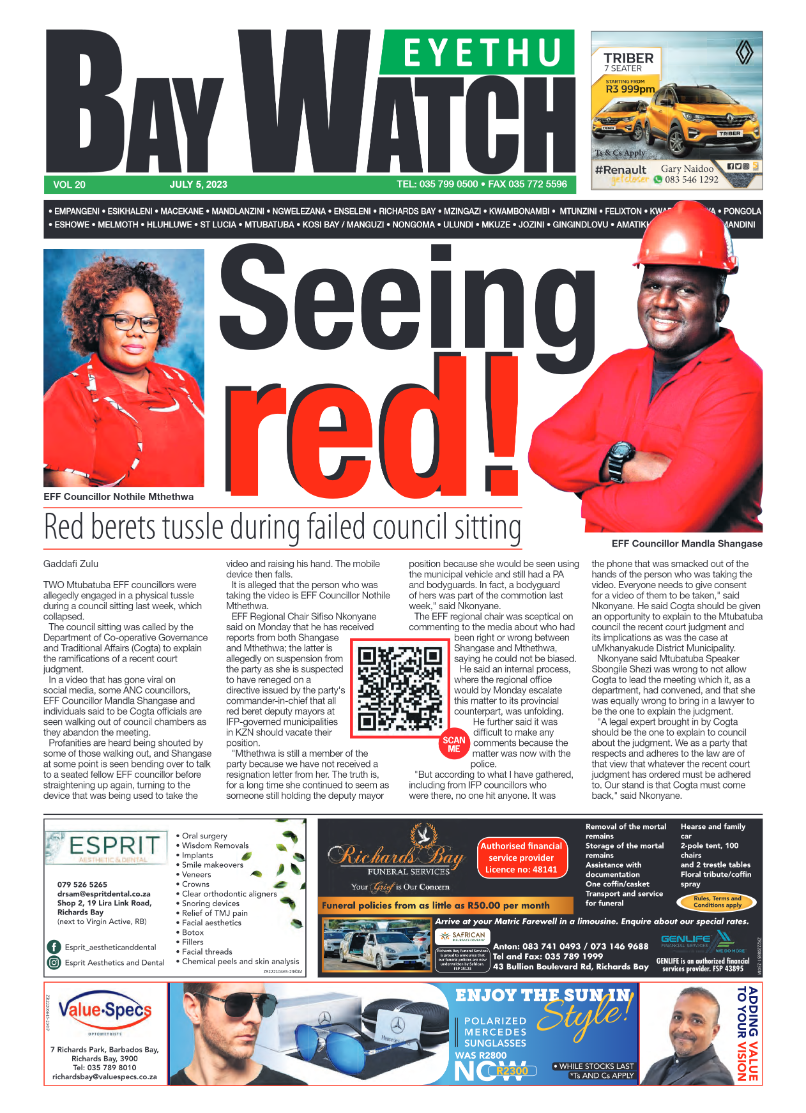 Eyethu Bay Watch page 1