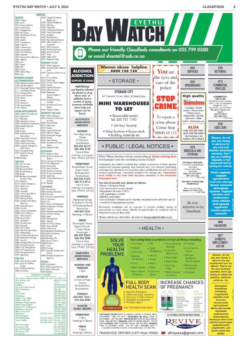 Eyethu Bay Watch page 9