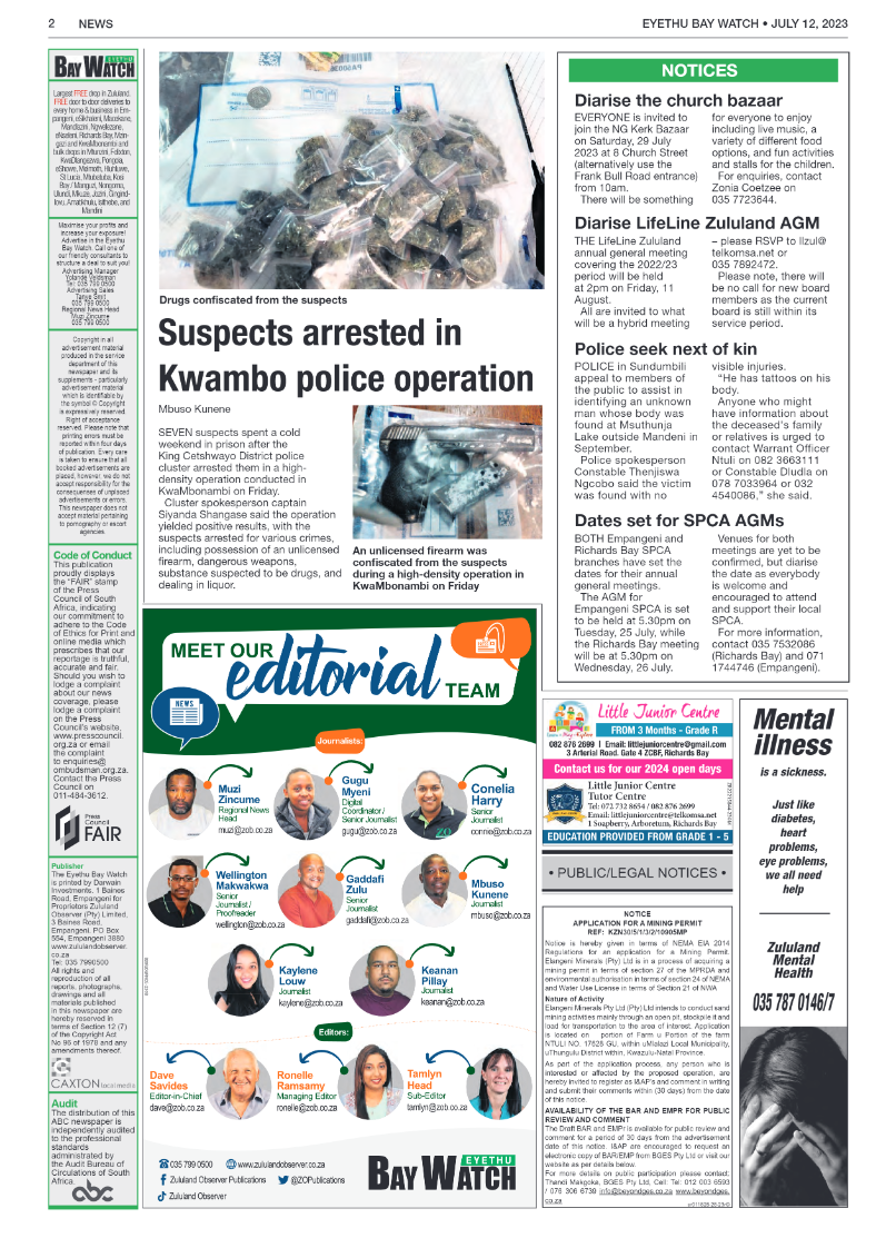 Eyethu Bay Watch page 2