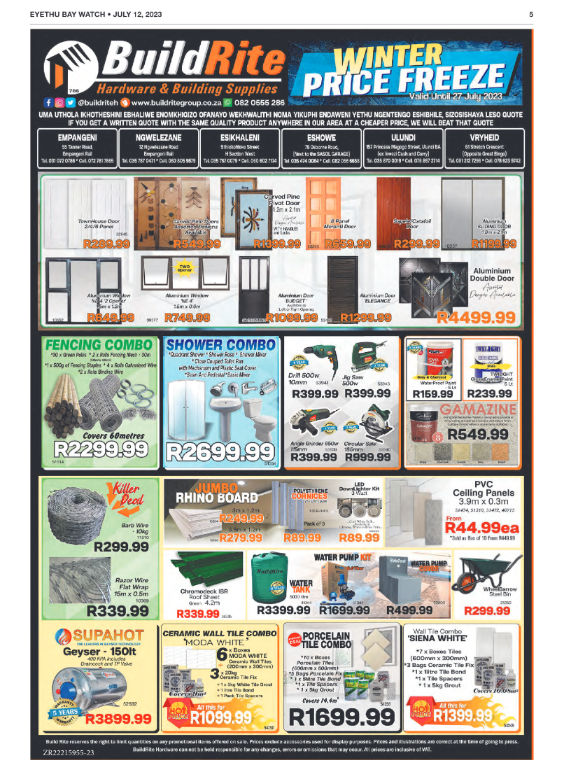 Eyethu Bay Watch page 5