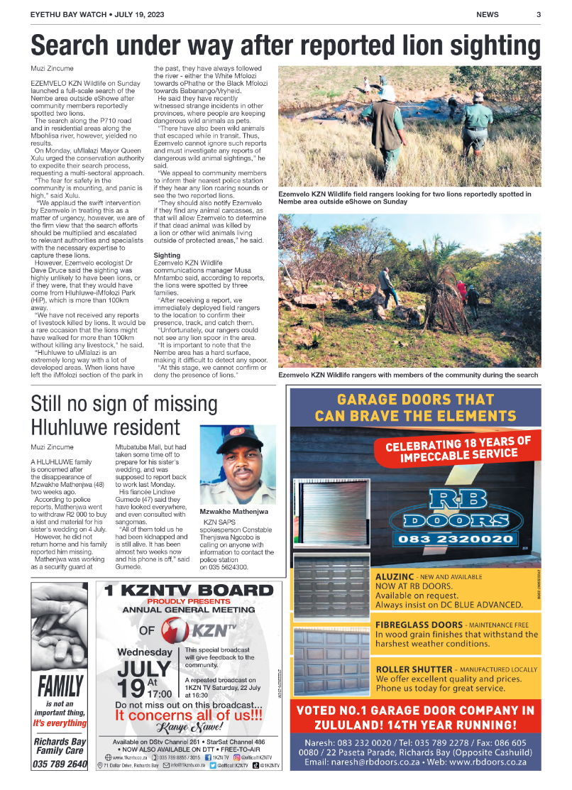 Eyethu Bay Watch page 3