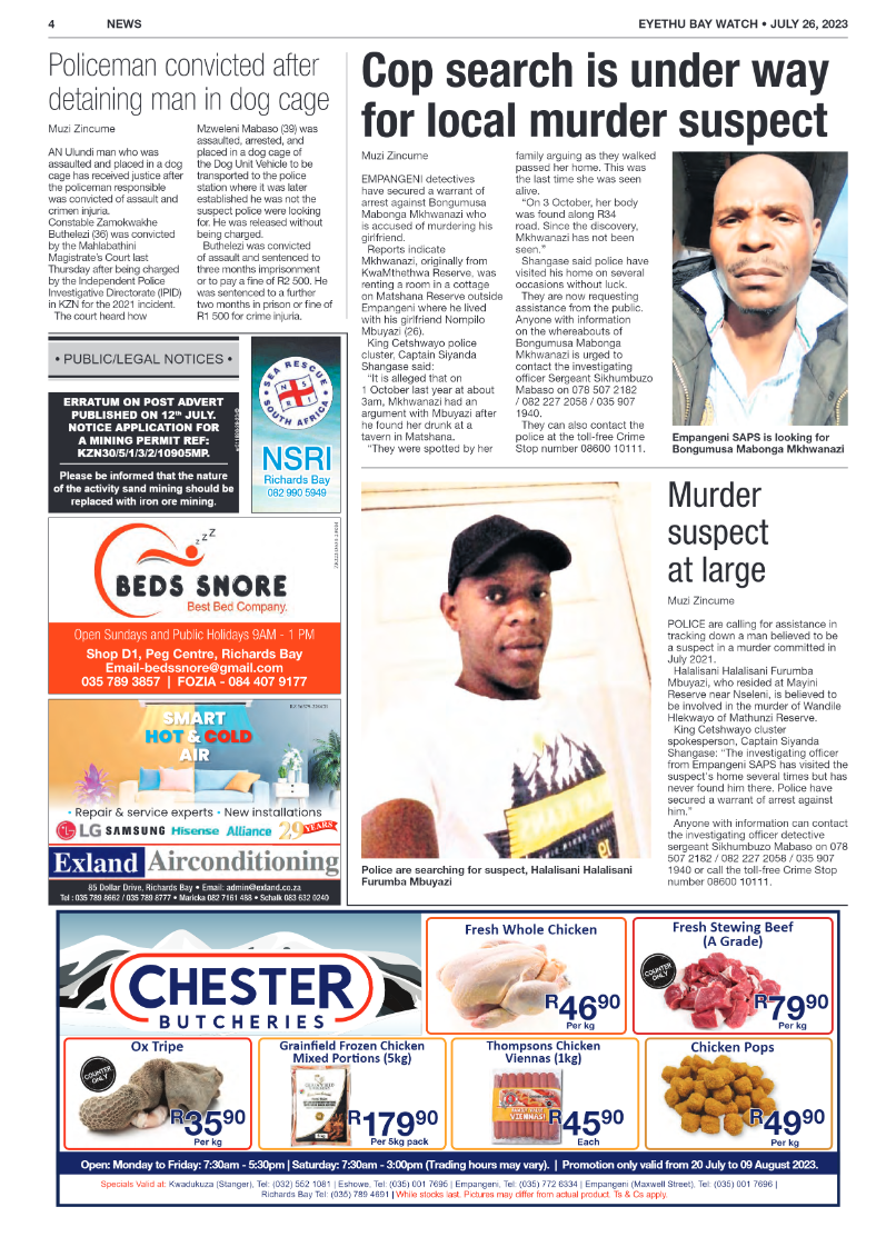 Eyethu Bay Watch page 4