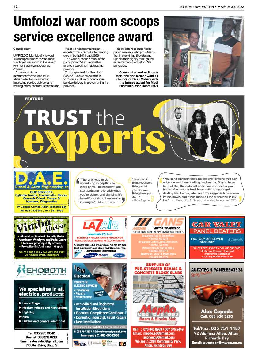 Eyethu Bay Watch page 12