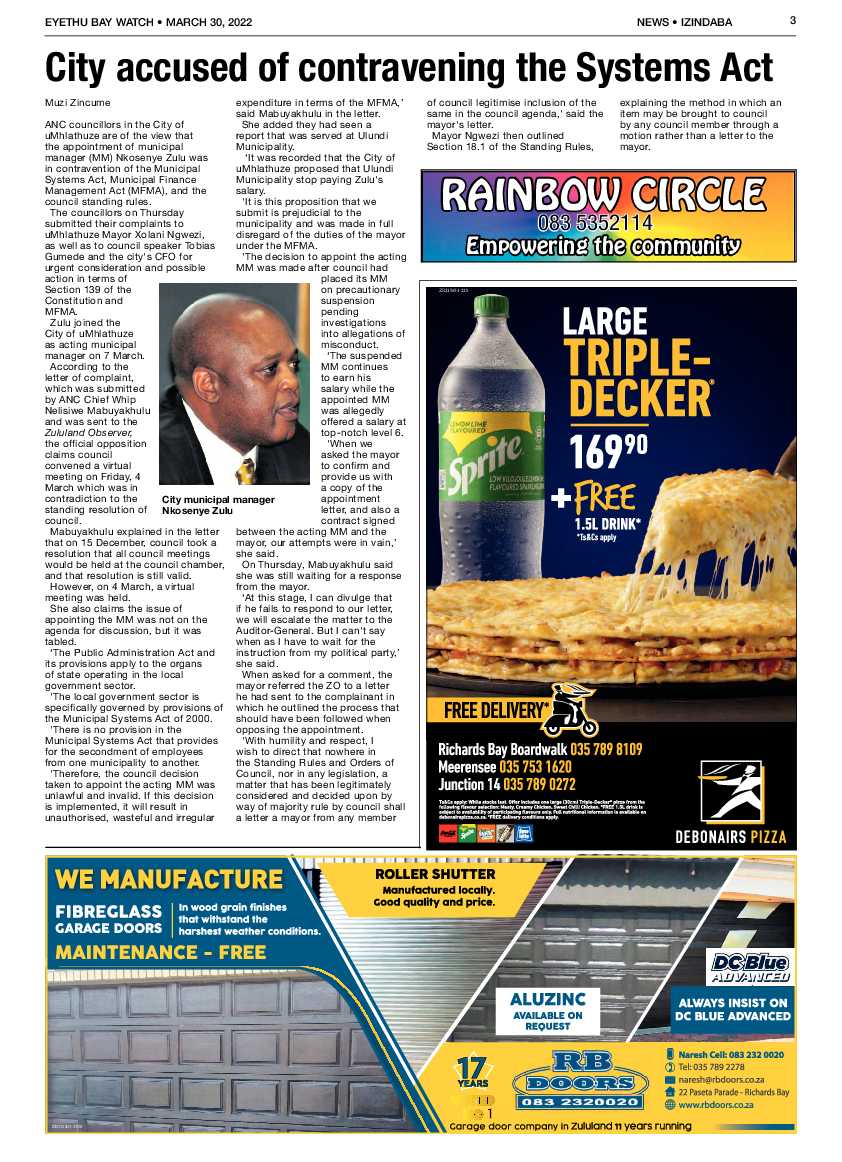 Eyethu Bay Watch page 3