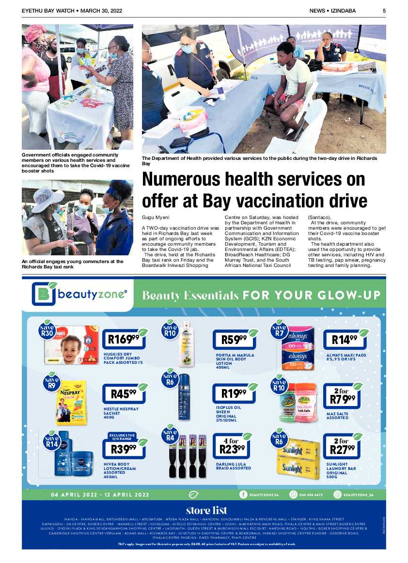 Eyethu Bay Watch page 5