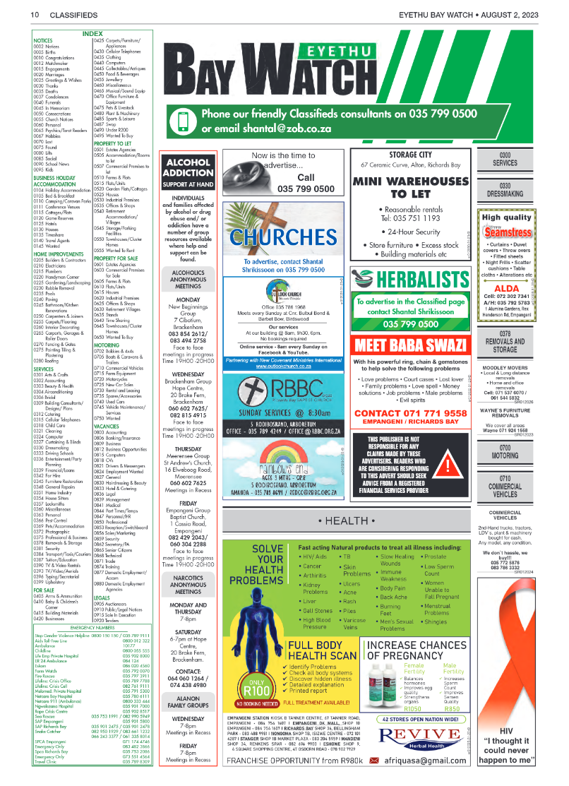 Eyethu Bay Watch page 10