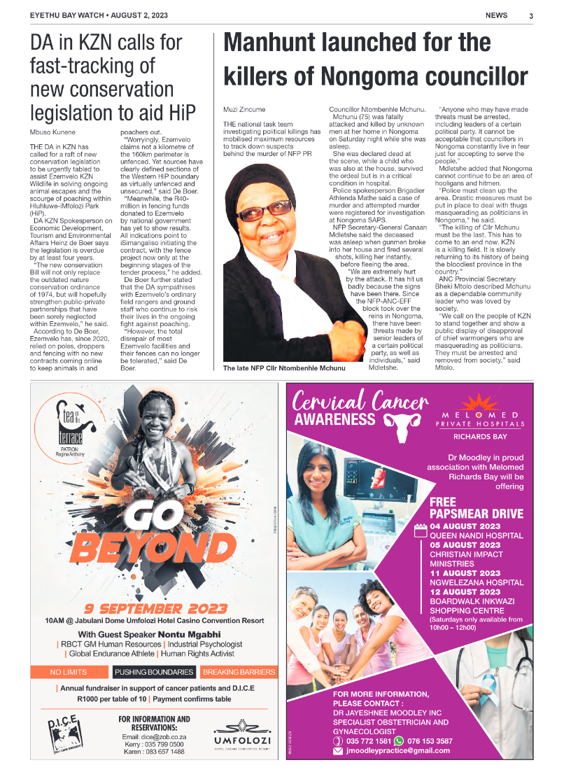 Eyethu Bay Watch page 3