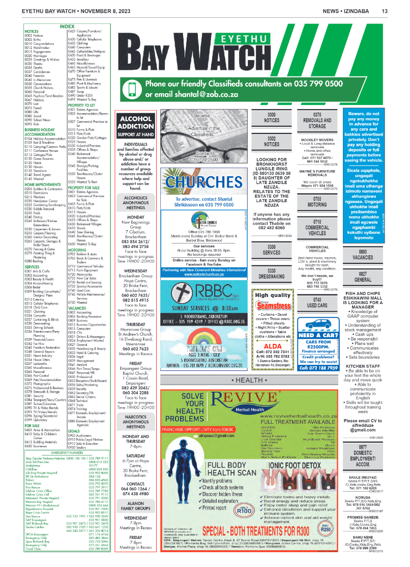 Eyethu Bay Watch page 13