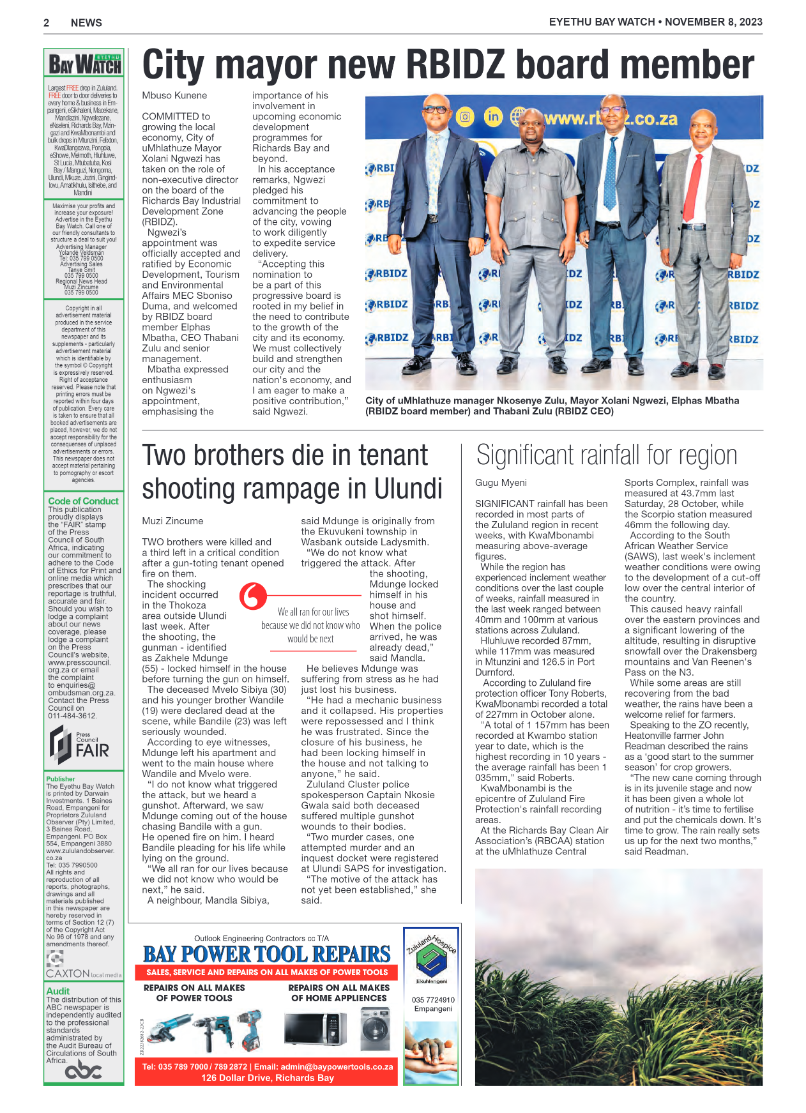 Eyethu Bay Watch page 2