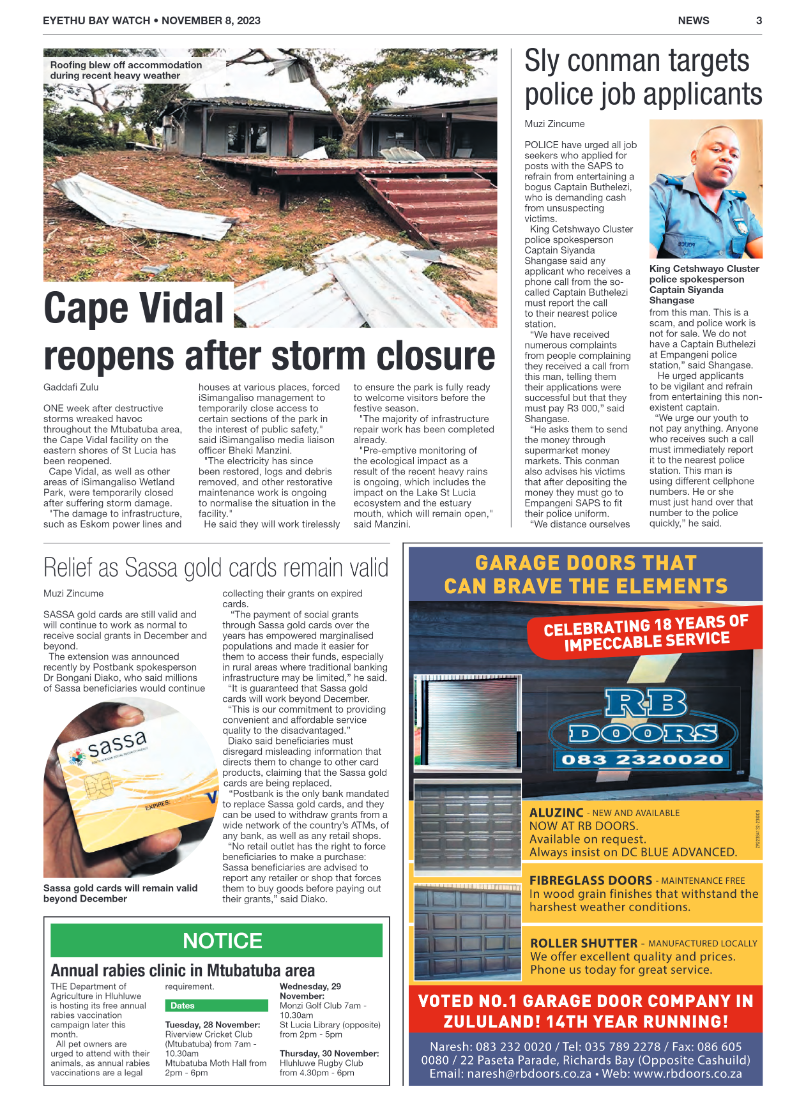 Eyethu Bay Watch page 3