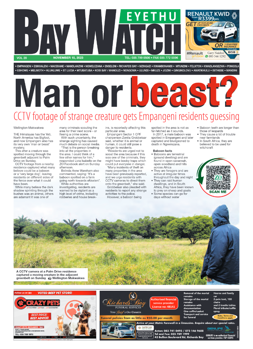 Eyethu Bay Watch page 1