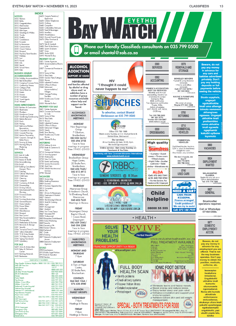 Eyethu Bay Watch page 13