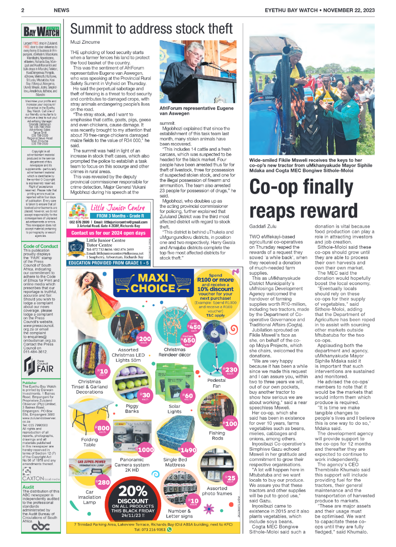 Eyethu Bay Watch page 2