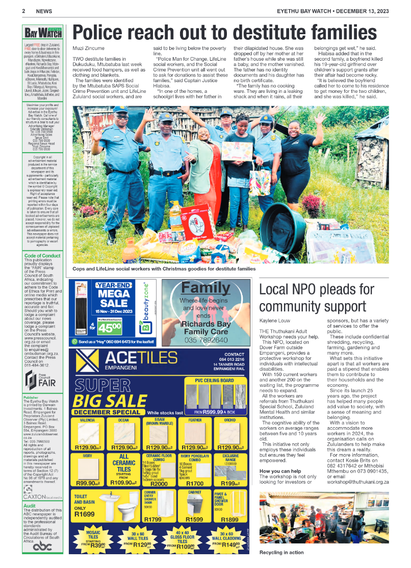 Eyethu Bay Watch page 2