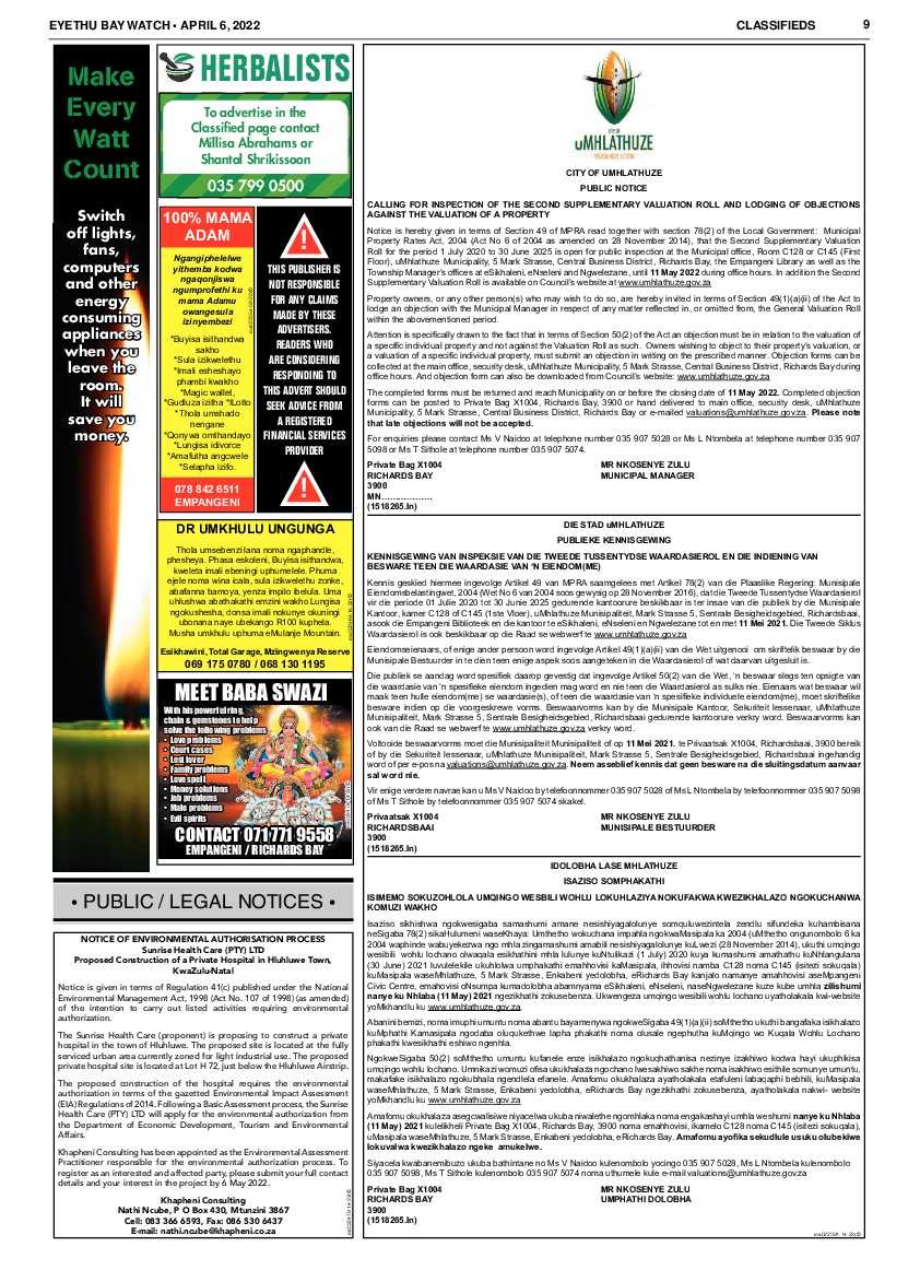 Eyethu Bay Watch page 9