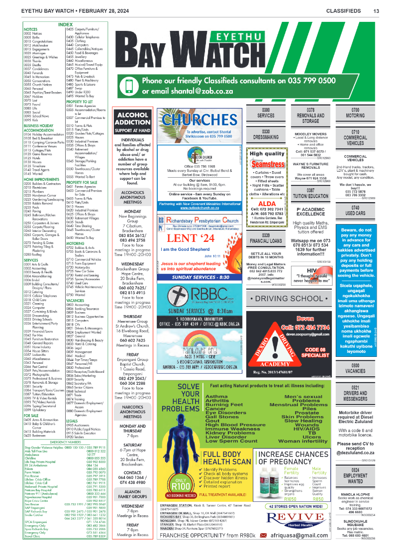 Eyethu Bay Watch page 13