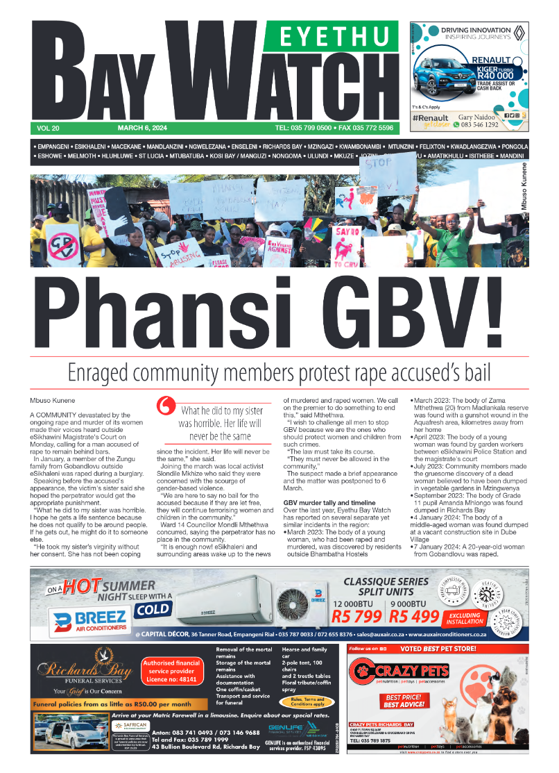 Eyethu Bay Watch page 1