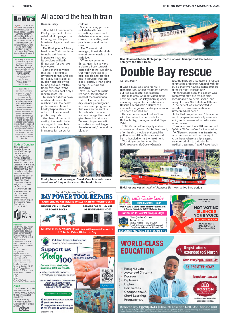 Eyethu Bay Watch page 2