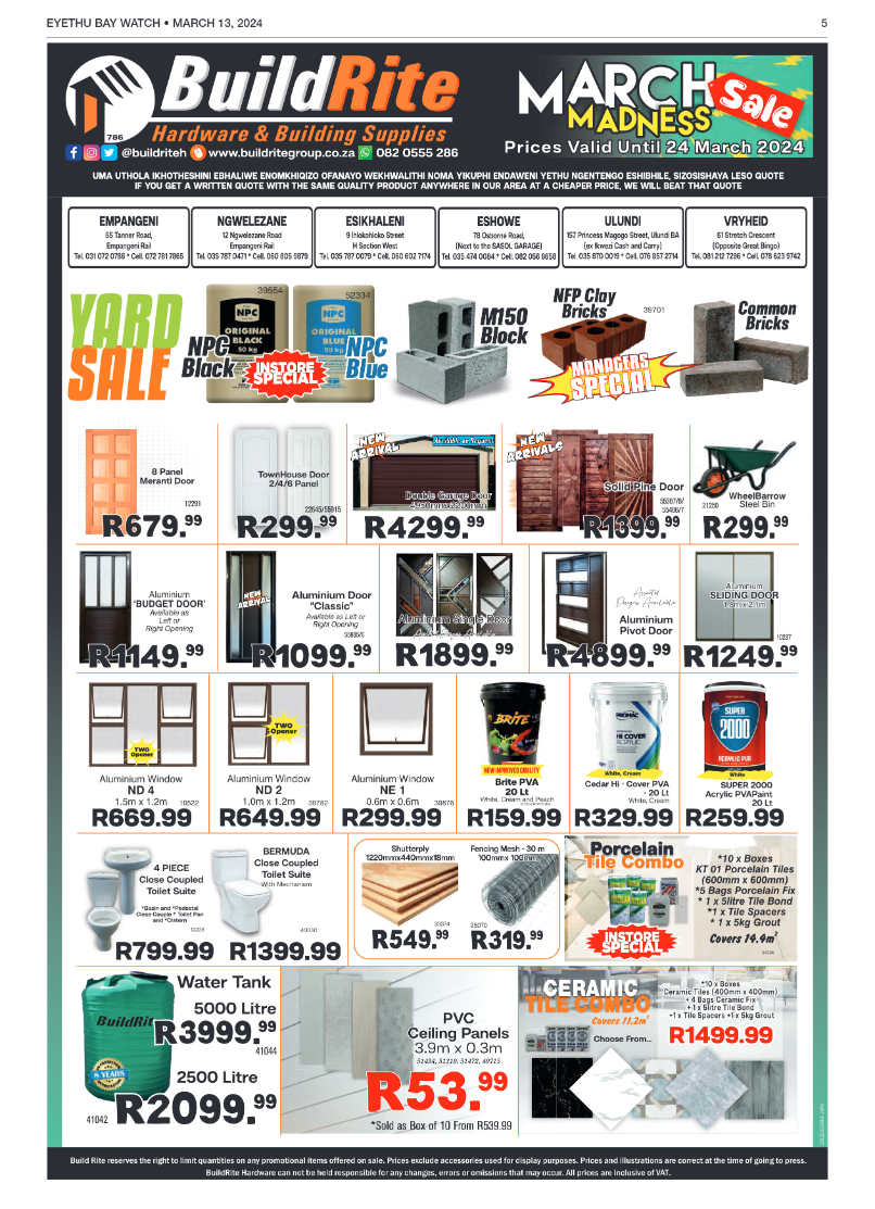 Eyethu Bay Watch page 5