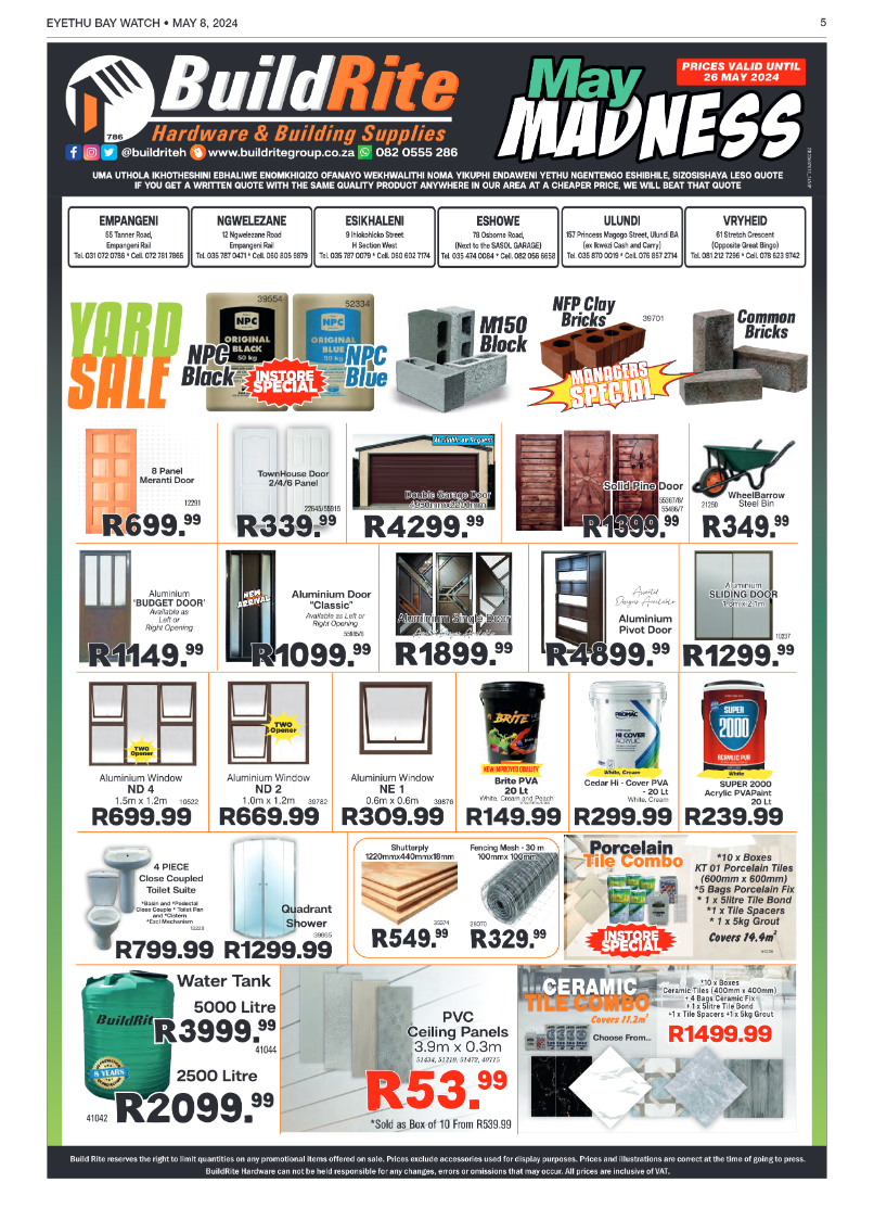 Eyethu Bay Watch page 5