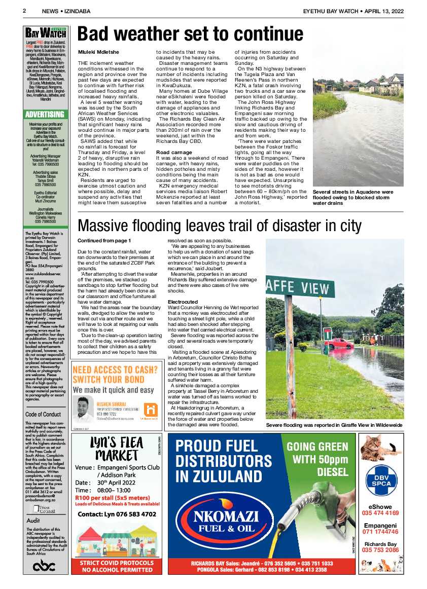 Eyethu Bay Watch page 2