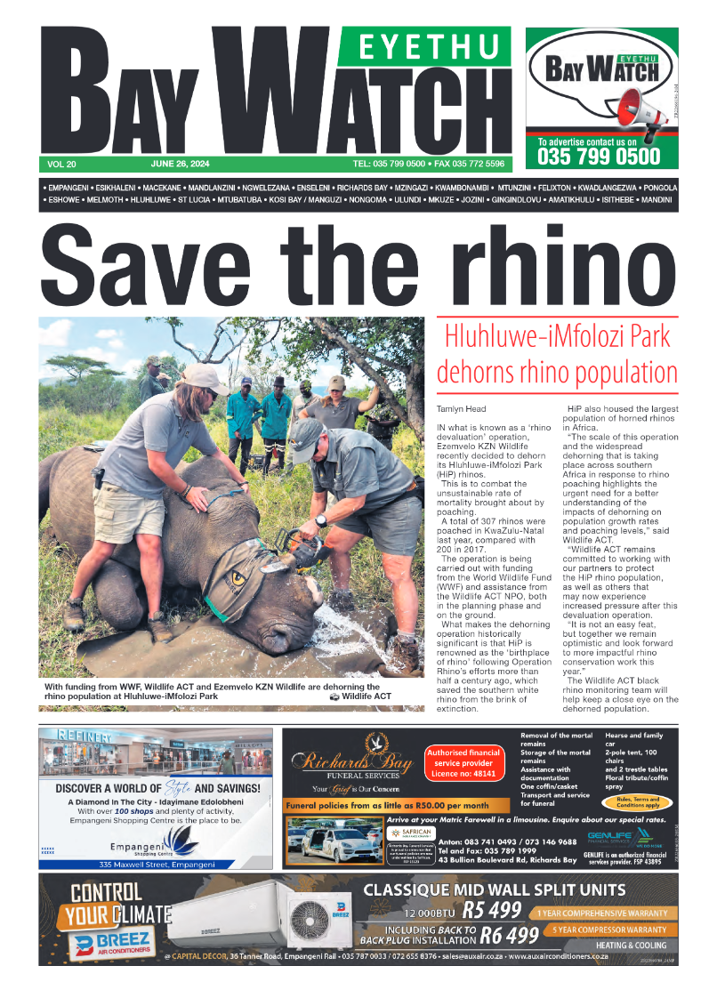 Eyethu Bay Watch page 1