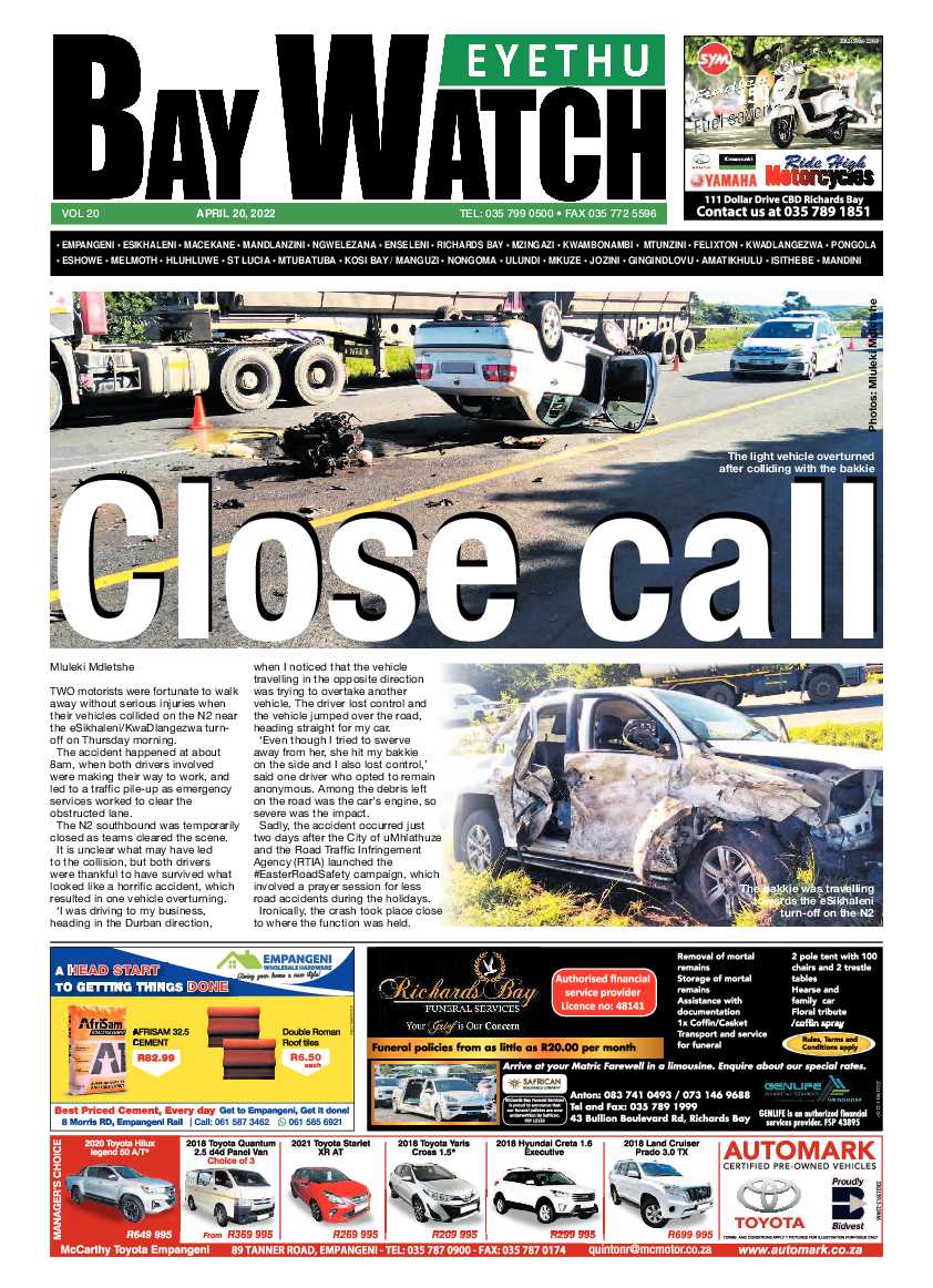 Eyethu Bay Watch page 1