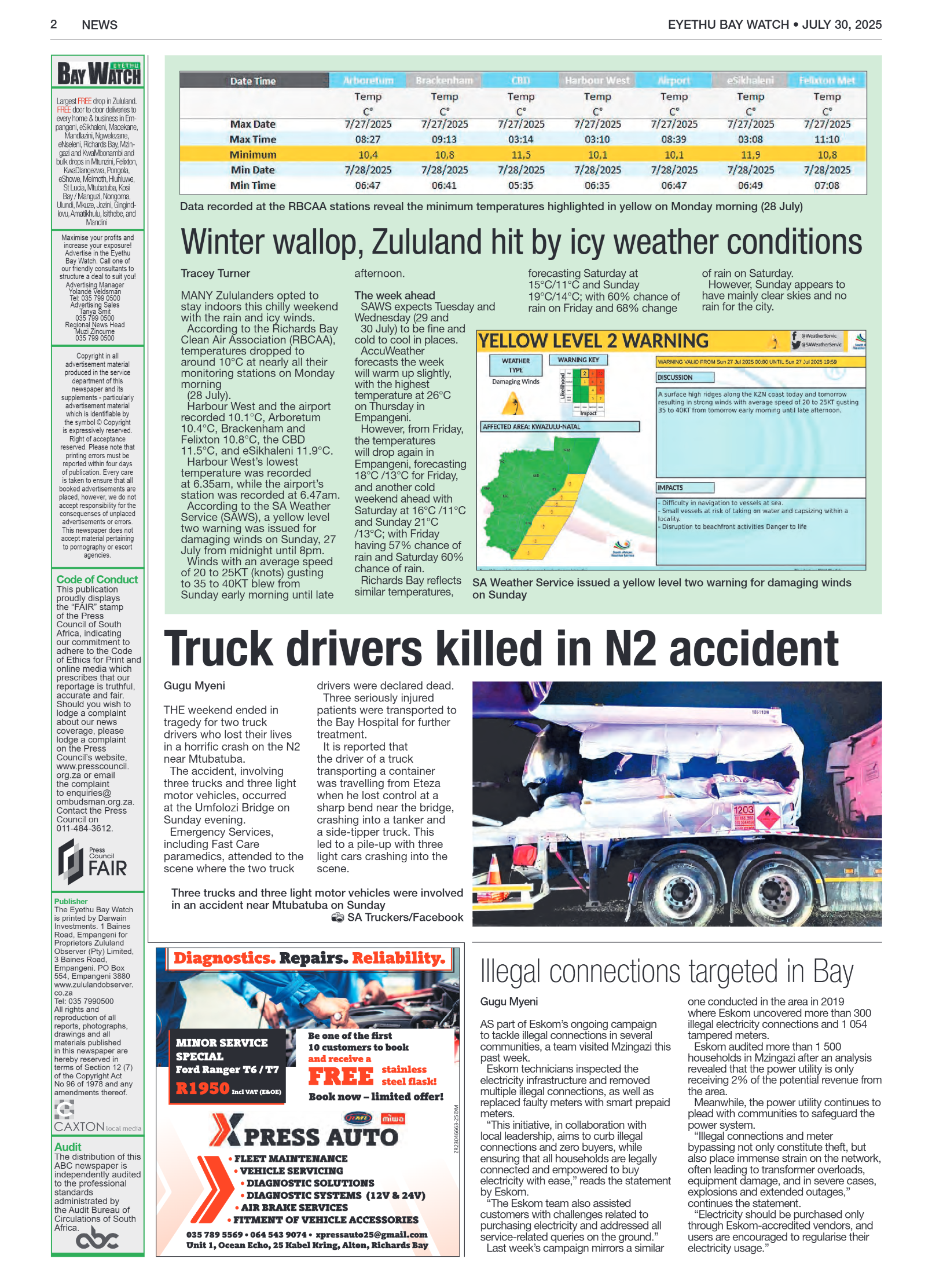 Eyethu Baywatch 11 January page 2