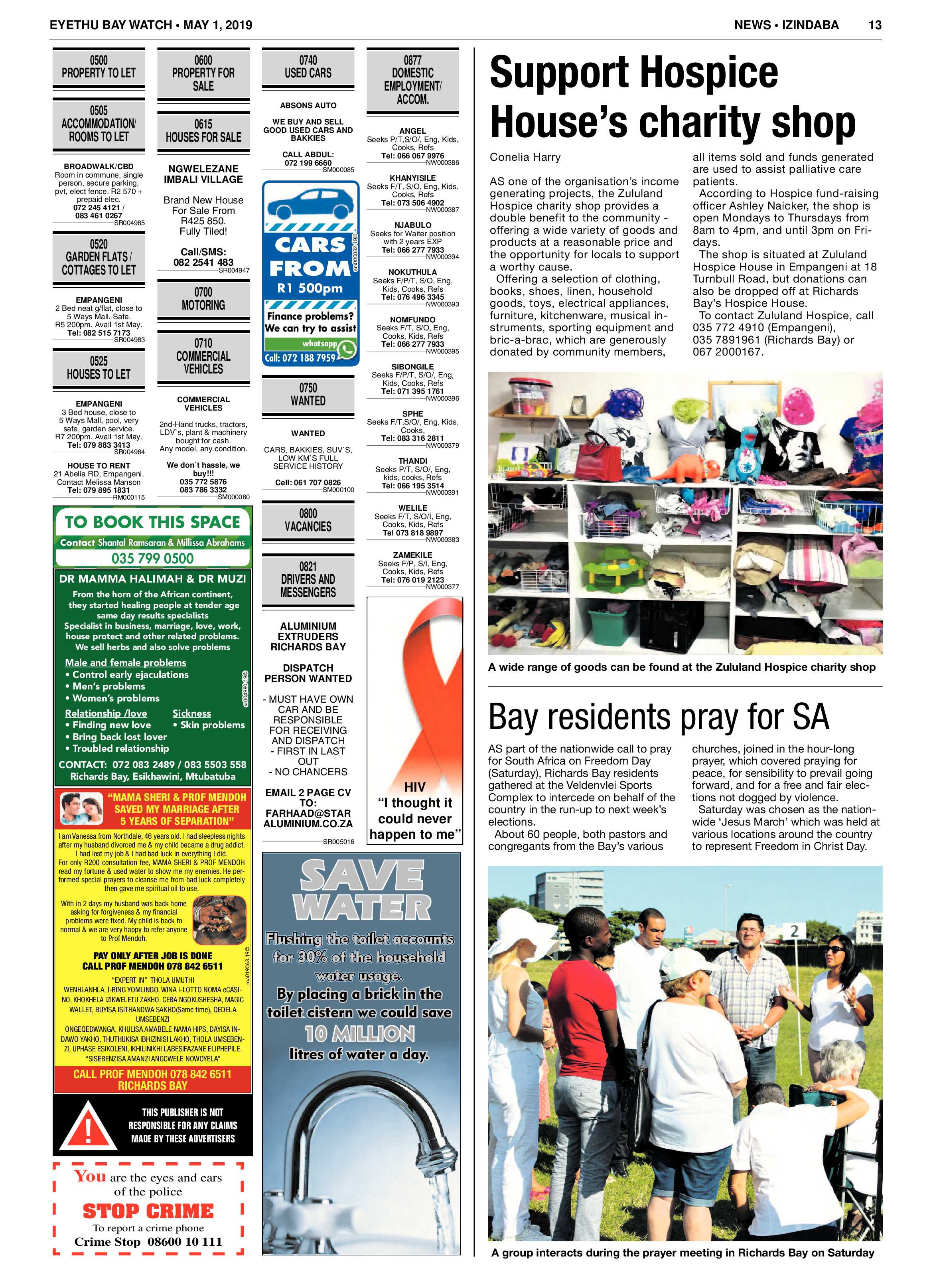 Eyethu Baywatch 01 May page 13