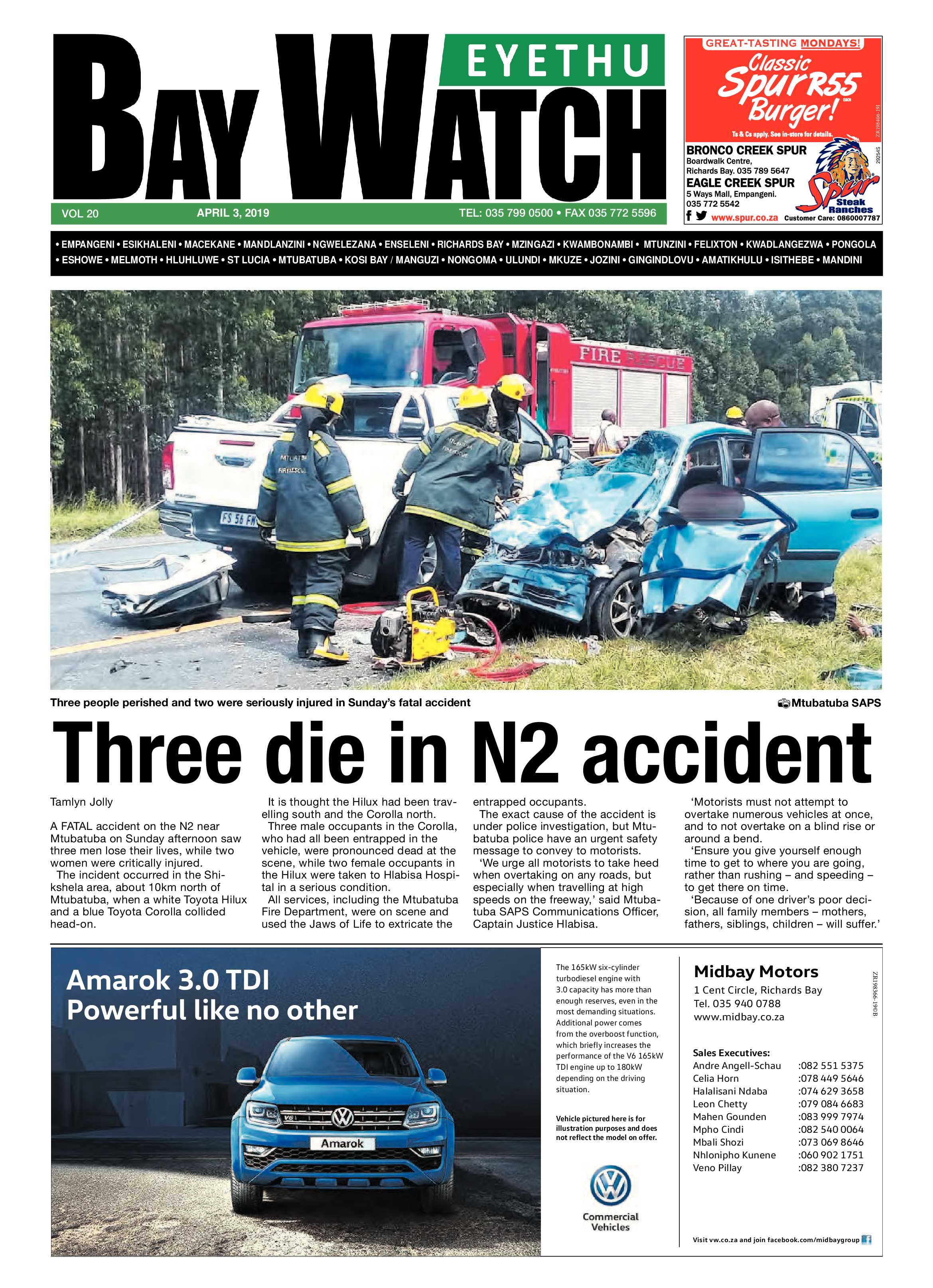 Eyethu Baywatch 03 April page 1