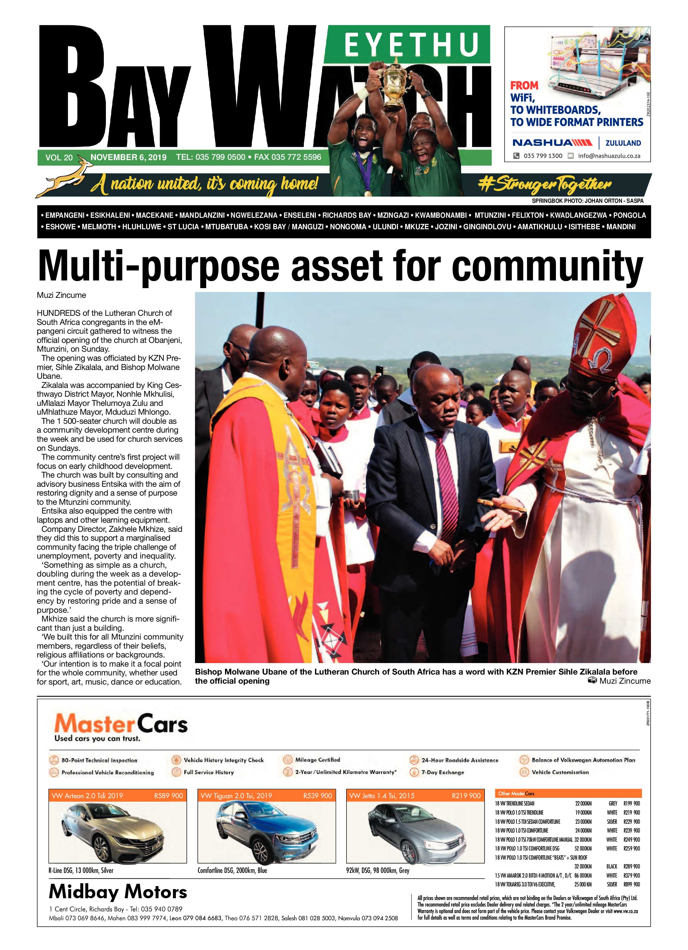 Eyethu Baywatch 06 November page 1