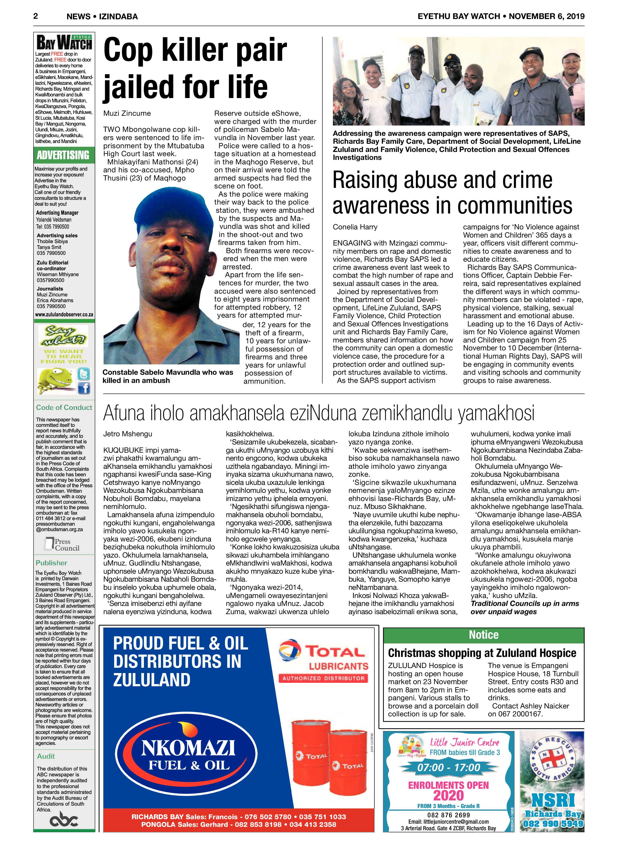 Eyethu Baywatch 06 November page 2