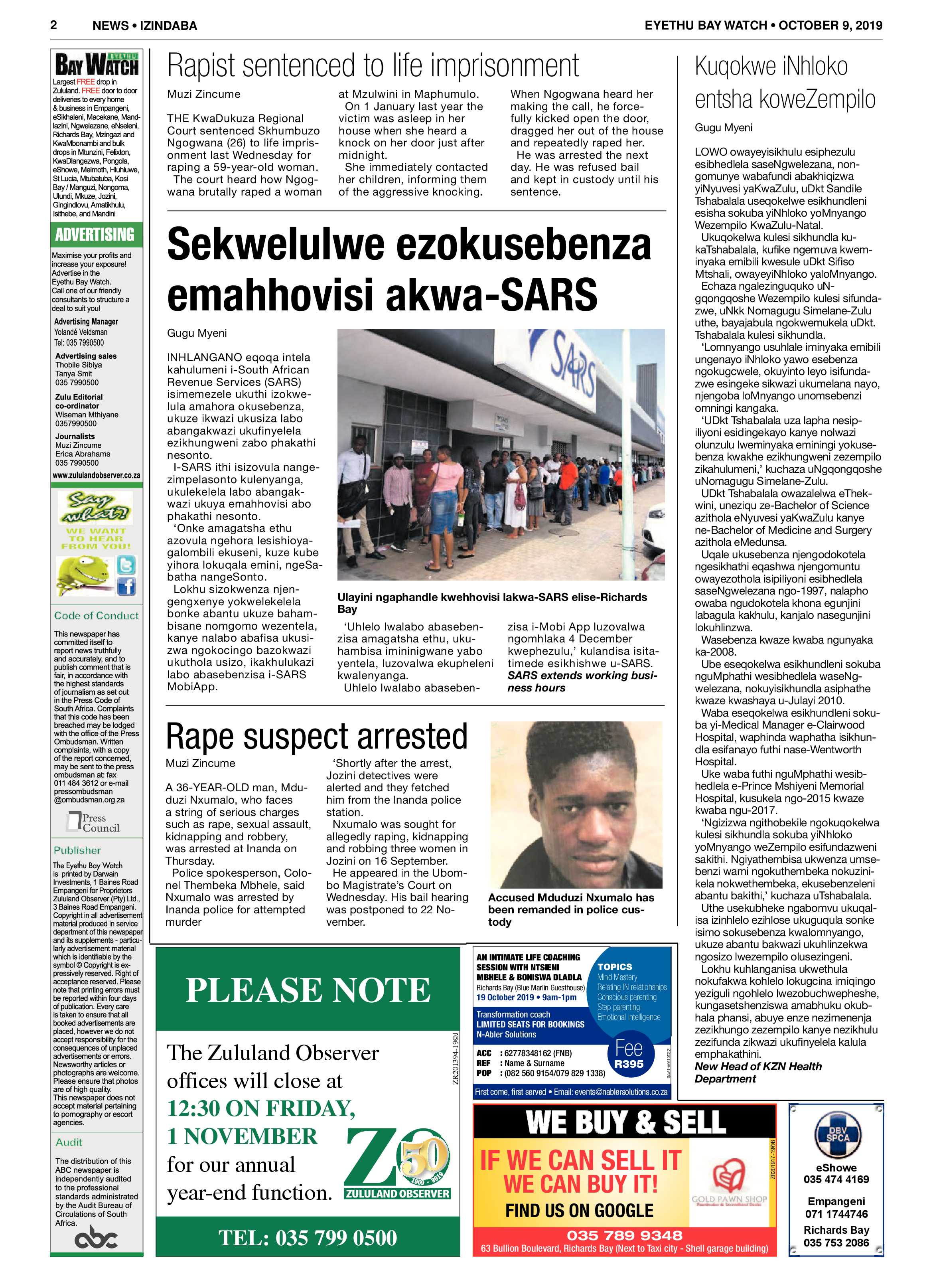 Eyethu Baywatch 09 October page 2