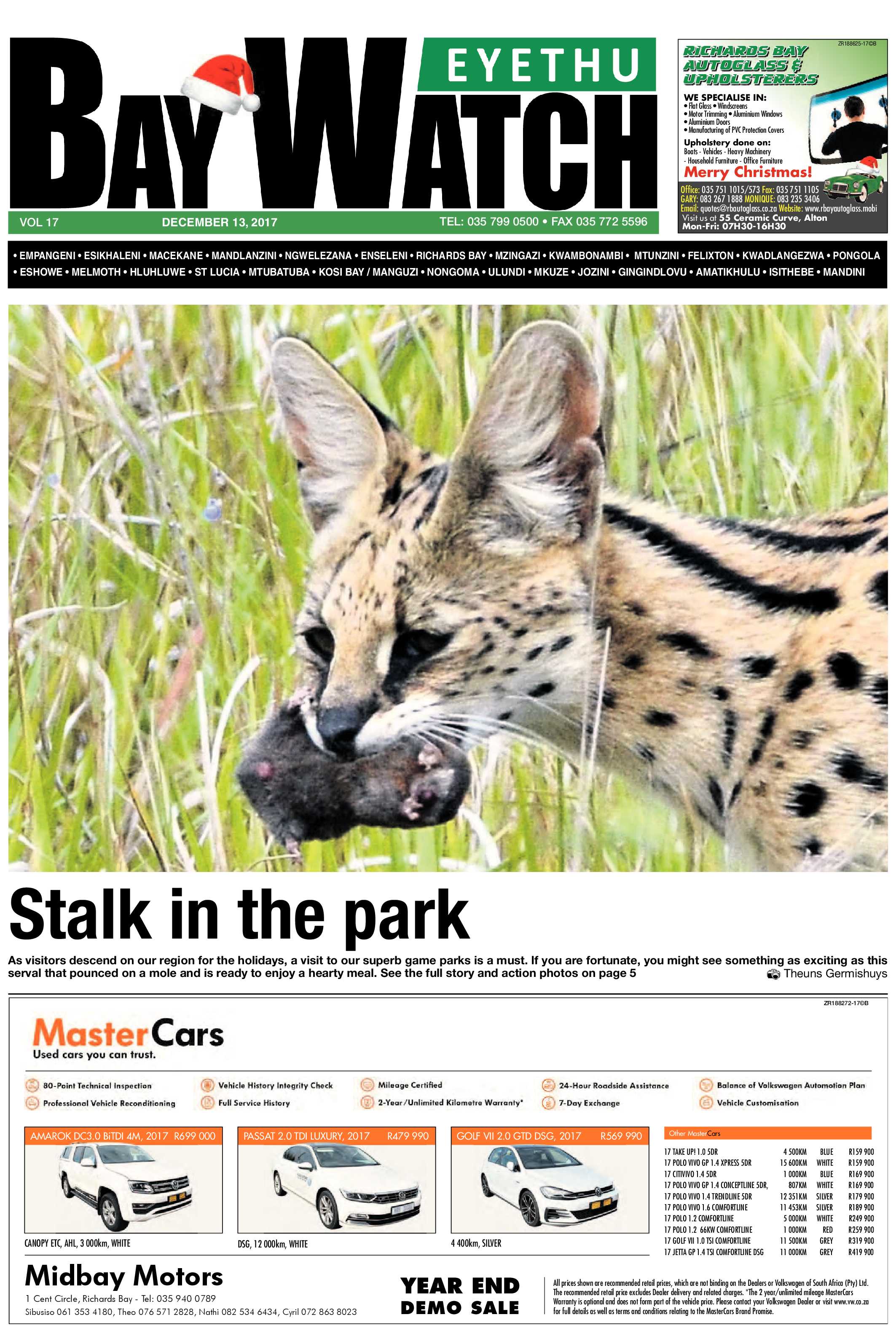 Eyethu Baywatch 13 Dec page 1