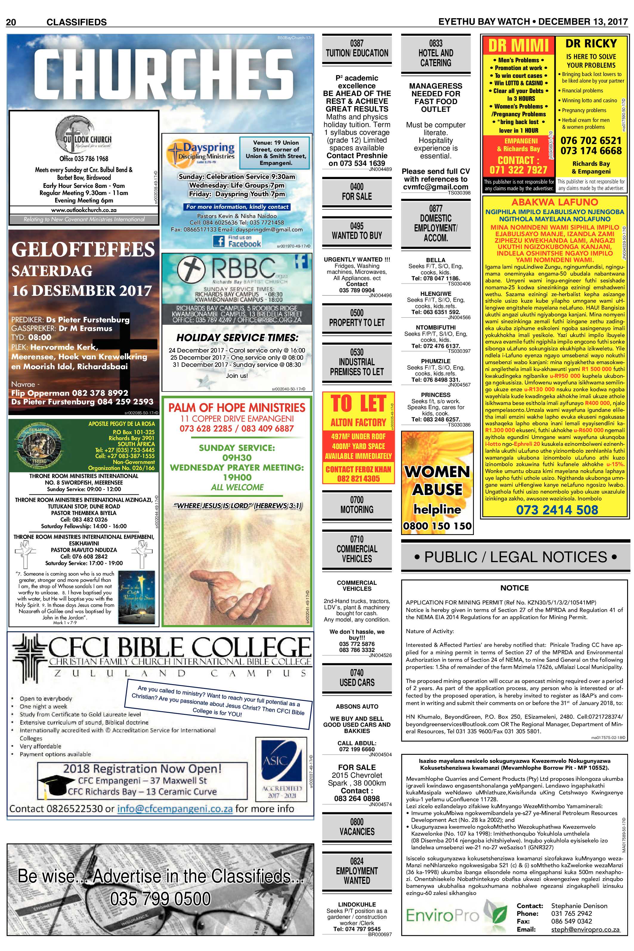 Eyethu Baywatch 13 Dec page 20