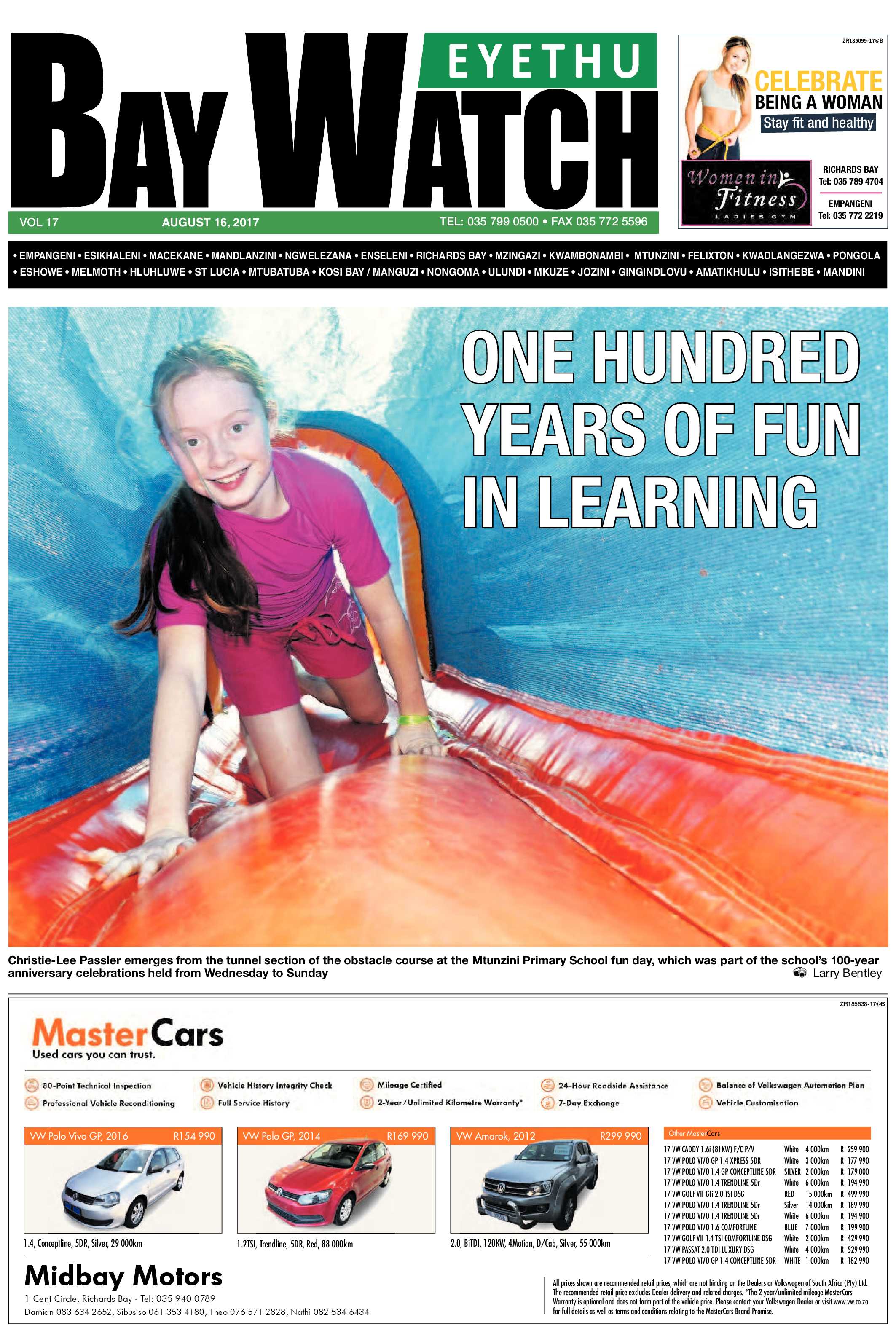 Eyethu Baywatch 16 Aug page 1