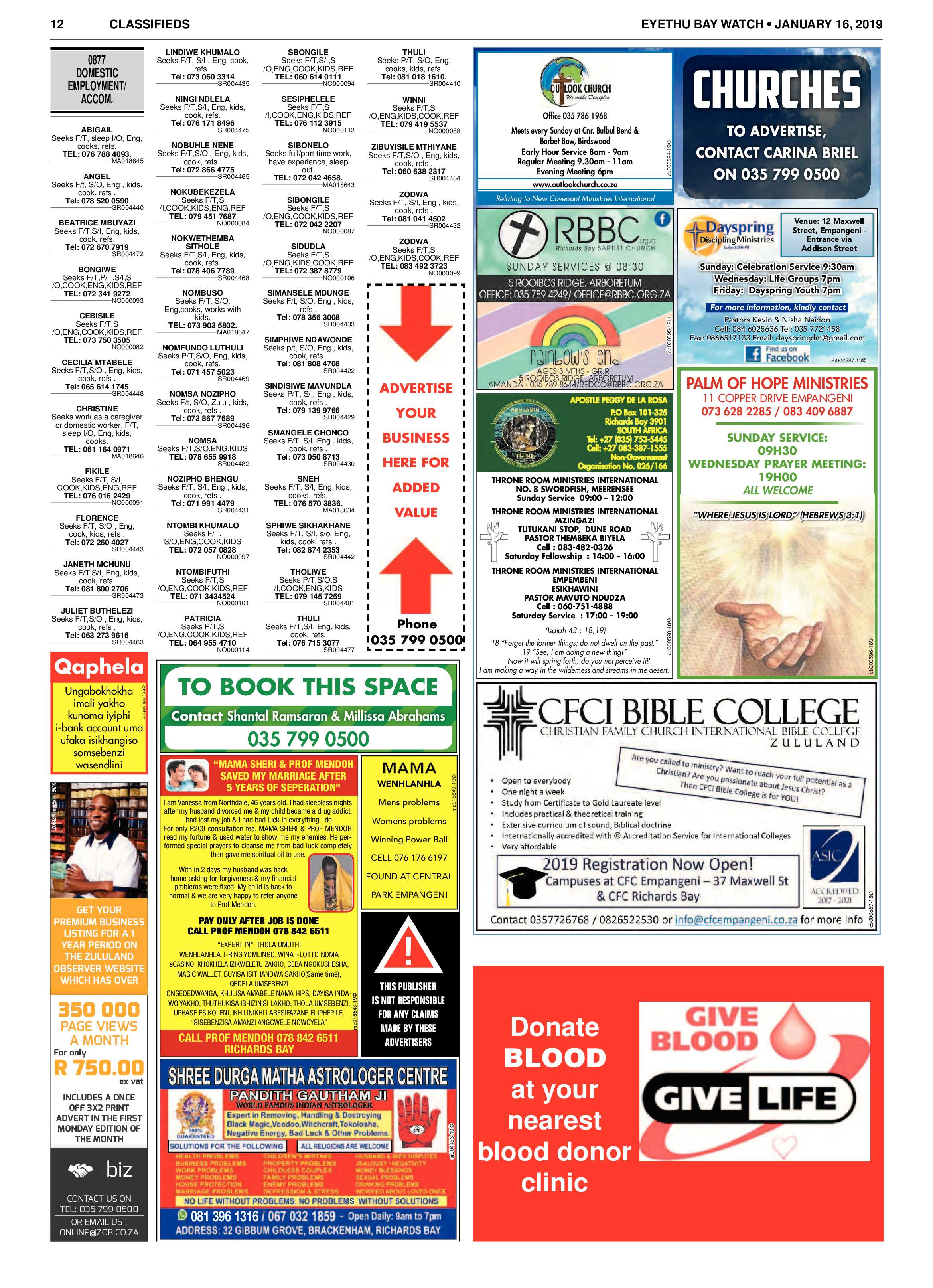 Eyethu Baywatch 16 Jan page 12