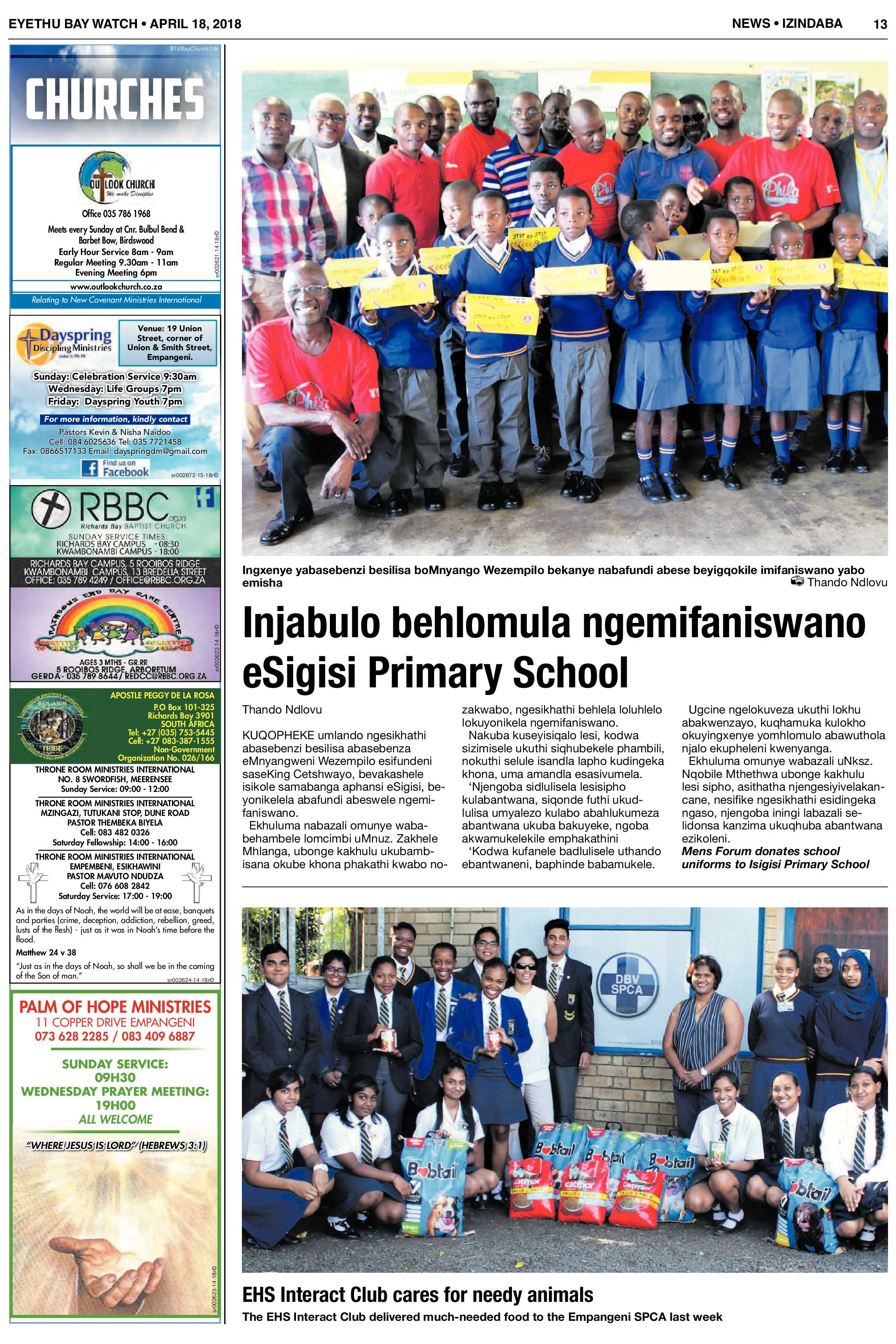 Eyethu Baywatch 18 April page 13