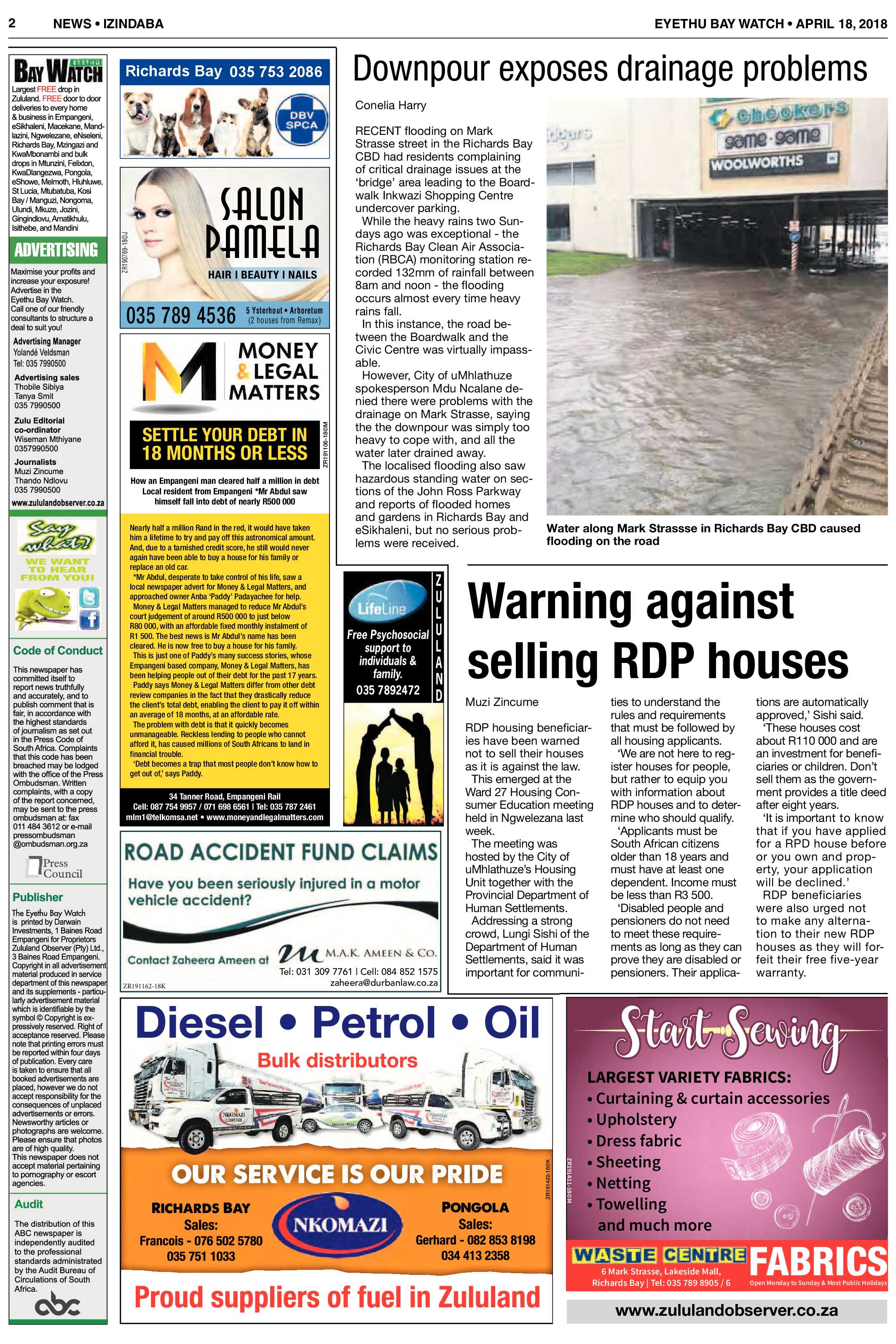 Eyethu Baywatch 18 April page 2